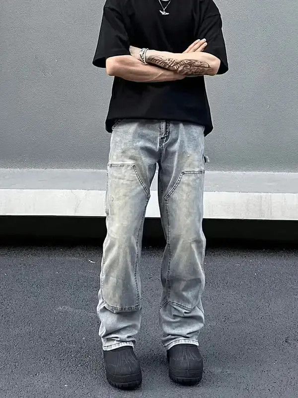 Japanese Brand Blue carpenter fade pants Size US 34 / EU 50 - 4 Thumbnail
