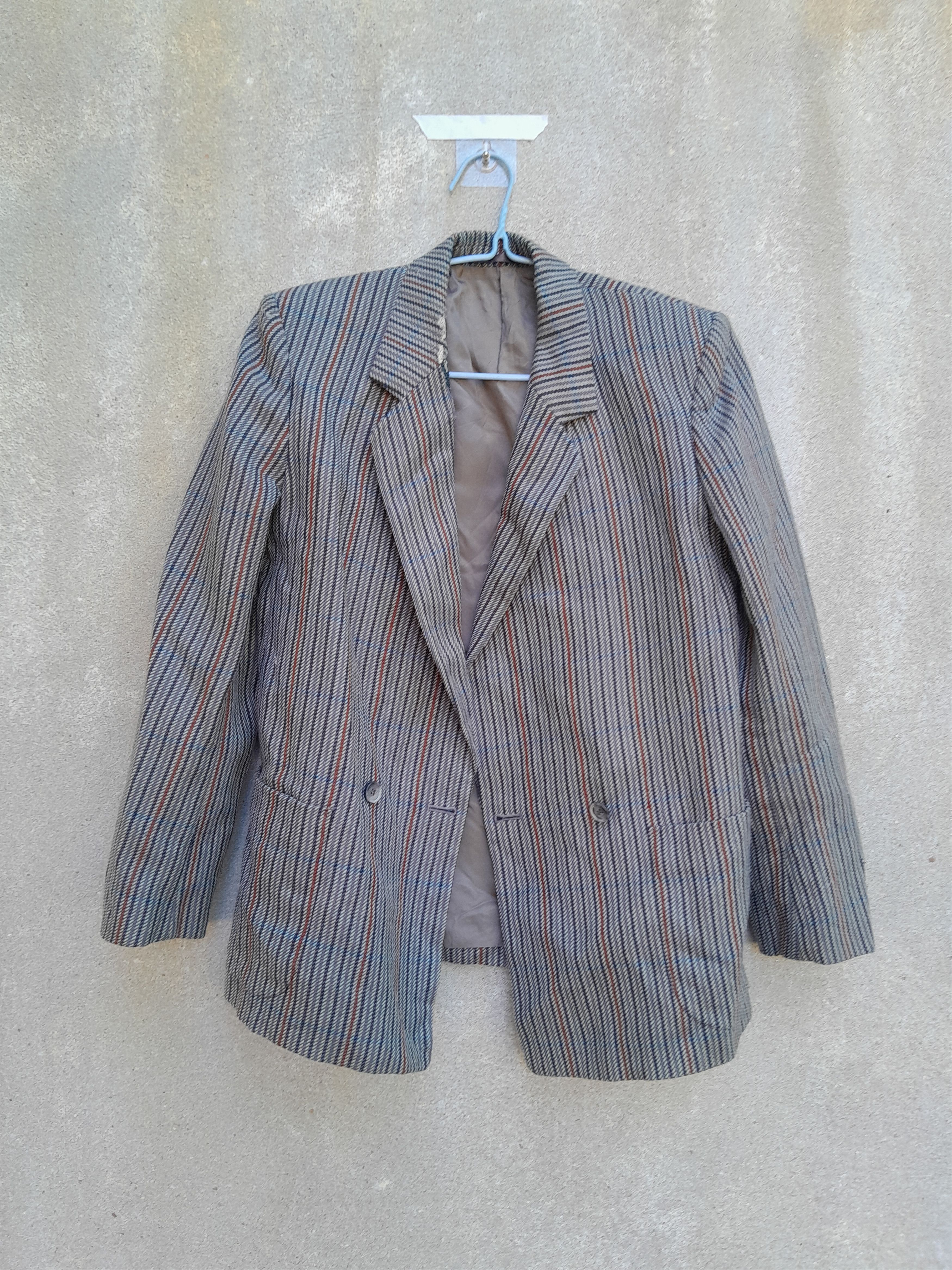 Burberry Vintage Burberrys 100% Wool Blazer Jacket Made in England Size US S / EU 44-46 / 1 - 1 Thumbnail