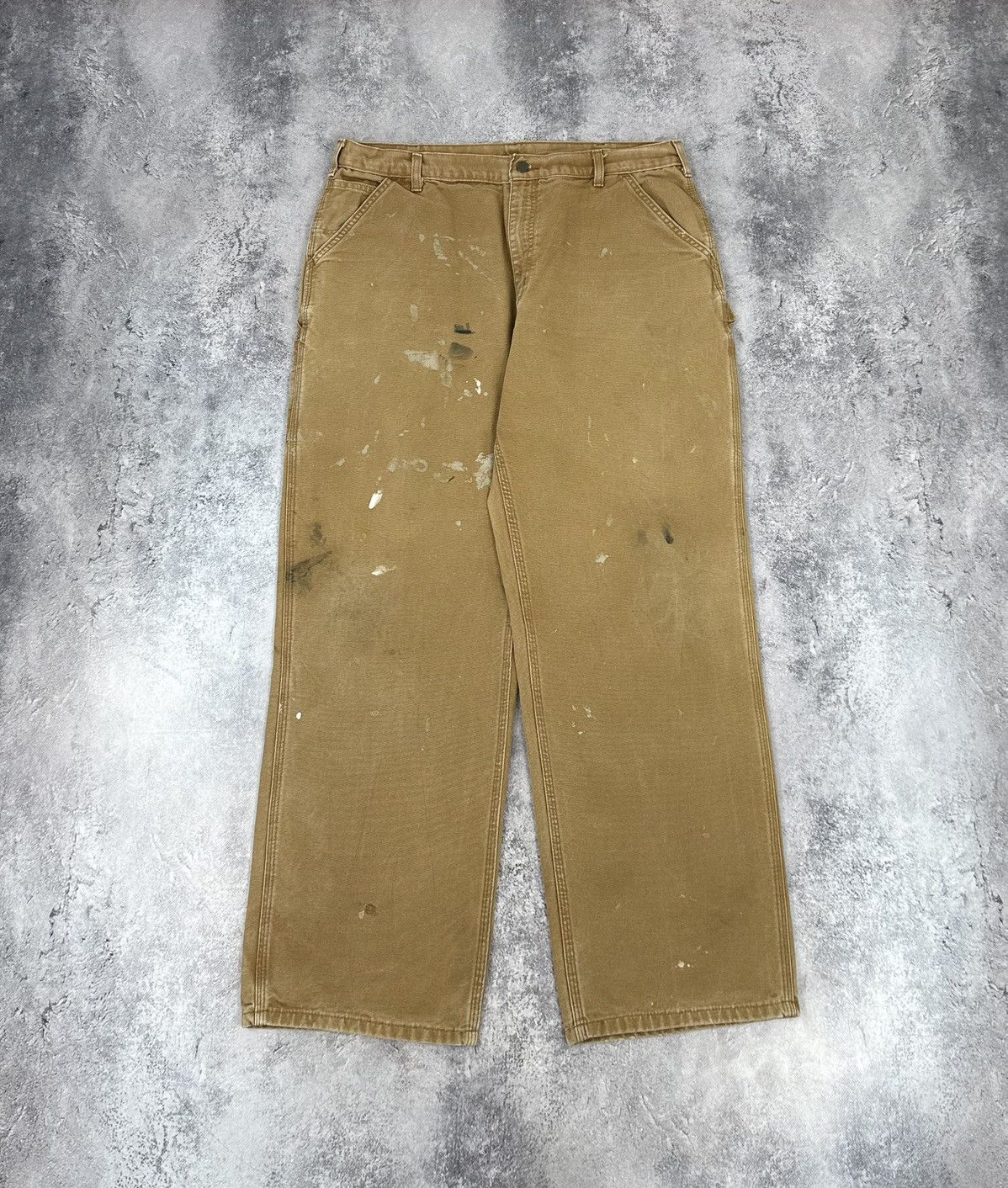 Carhartt Vintage Carhartt USA Distressed Utility Carpenter Work Pants Size US 40 / EU 56 - 2 Thumbnail
