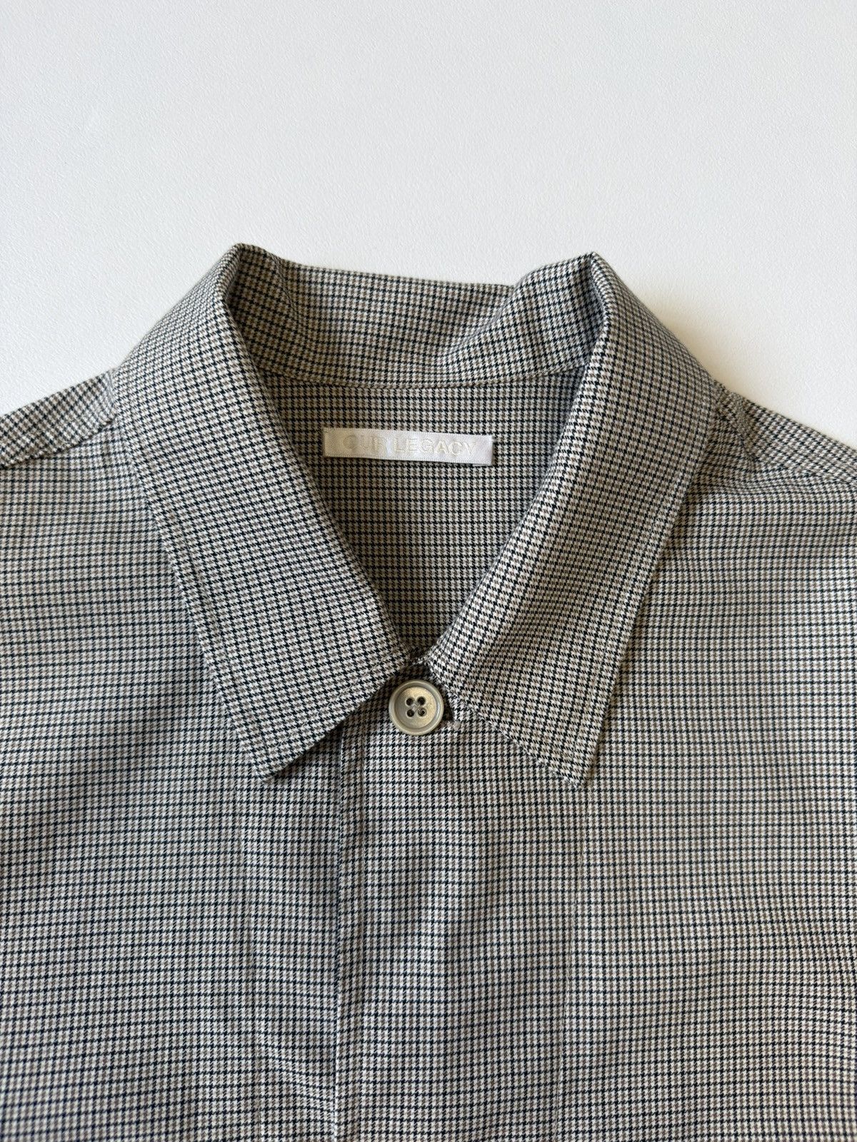 Our Legacy ‘Chefs Check’ Houndstooth Patterned Over Shirt Size US S / EU 44-46 / 1 - 6 Thumbnail