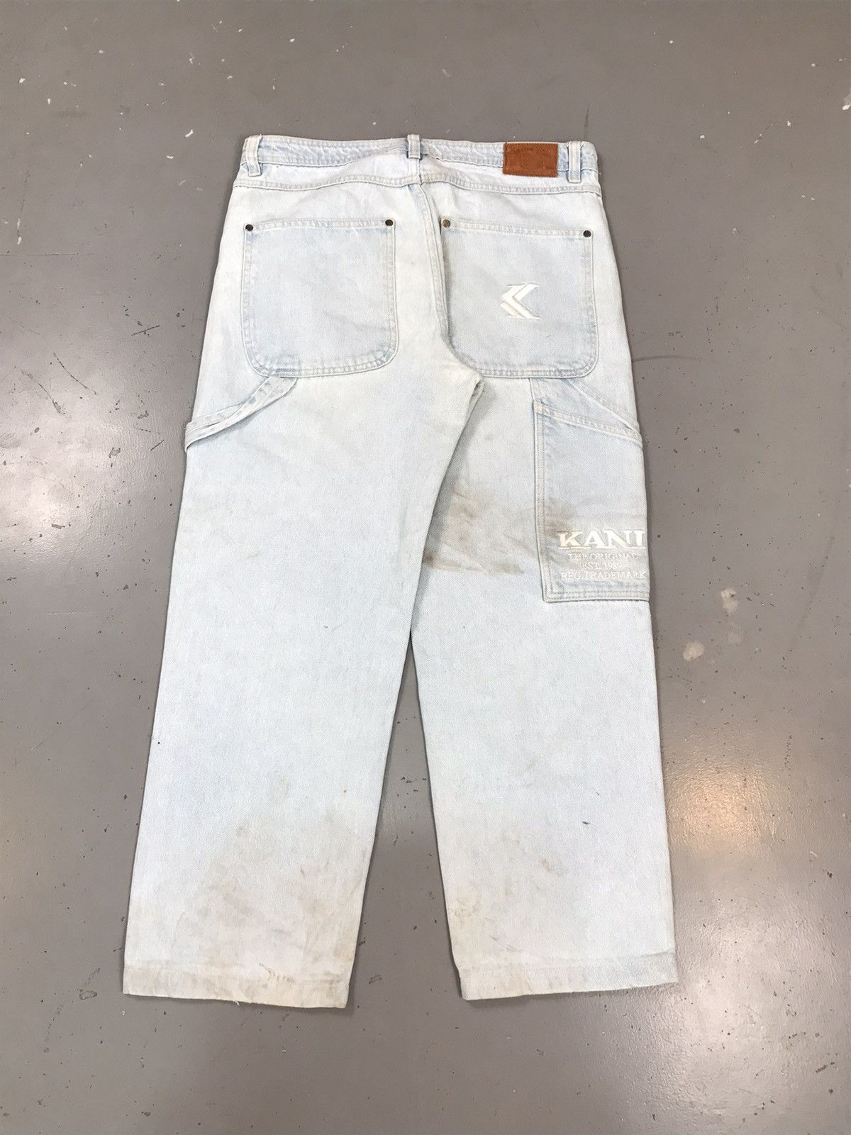 Karl Kani × Vintage Vintage Karl Kani carpenter dusty denim Size US 35 - 2 Thumbnail