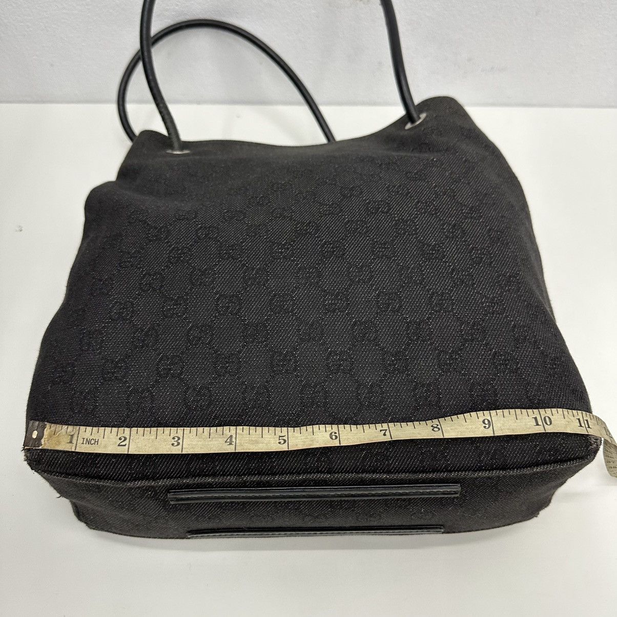 Gucci ‼️LAST DROP‼️ AUTHENTIC GUCCI BLACK GG CANVAS GIFFORD TOTE BAG Size ONE SIZE - 17 Thumbnail