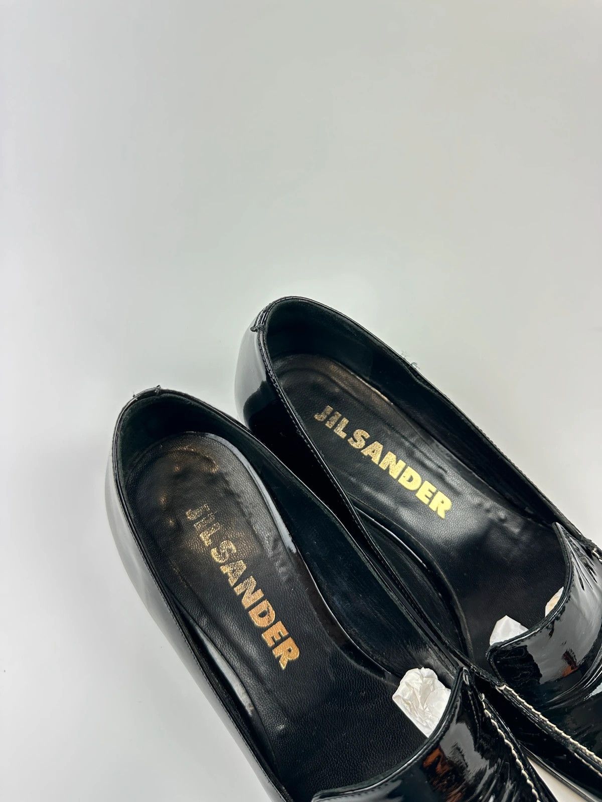 Jil Sander Jil Sander 00’s Black Shiny Patent Leather Loafer Size US 6 / IT 36 - 5 Thumbnail
