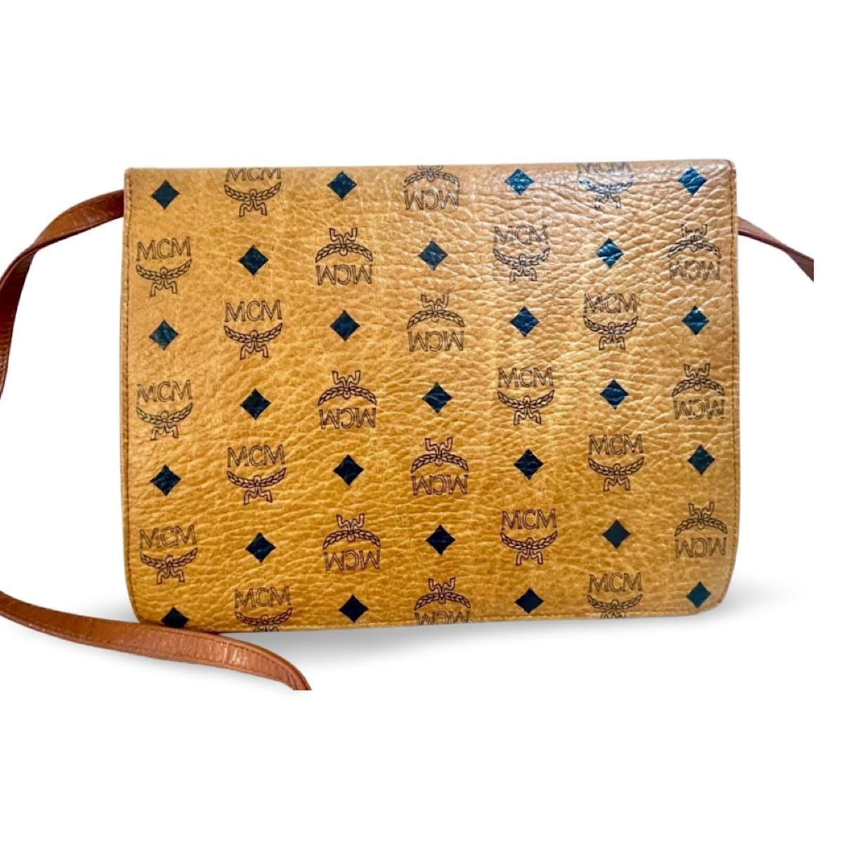 MCM Vintage MCM monogram shoulder bag in envelop shape Size ONE SIZE - 4 Thumbnail