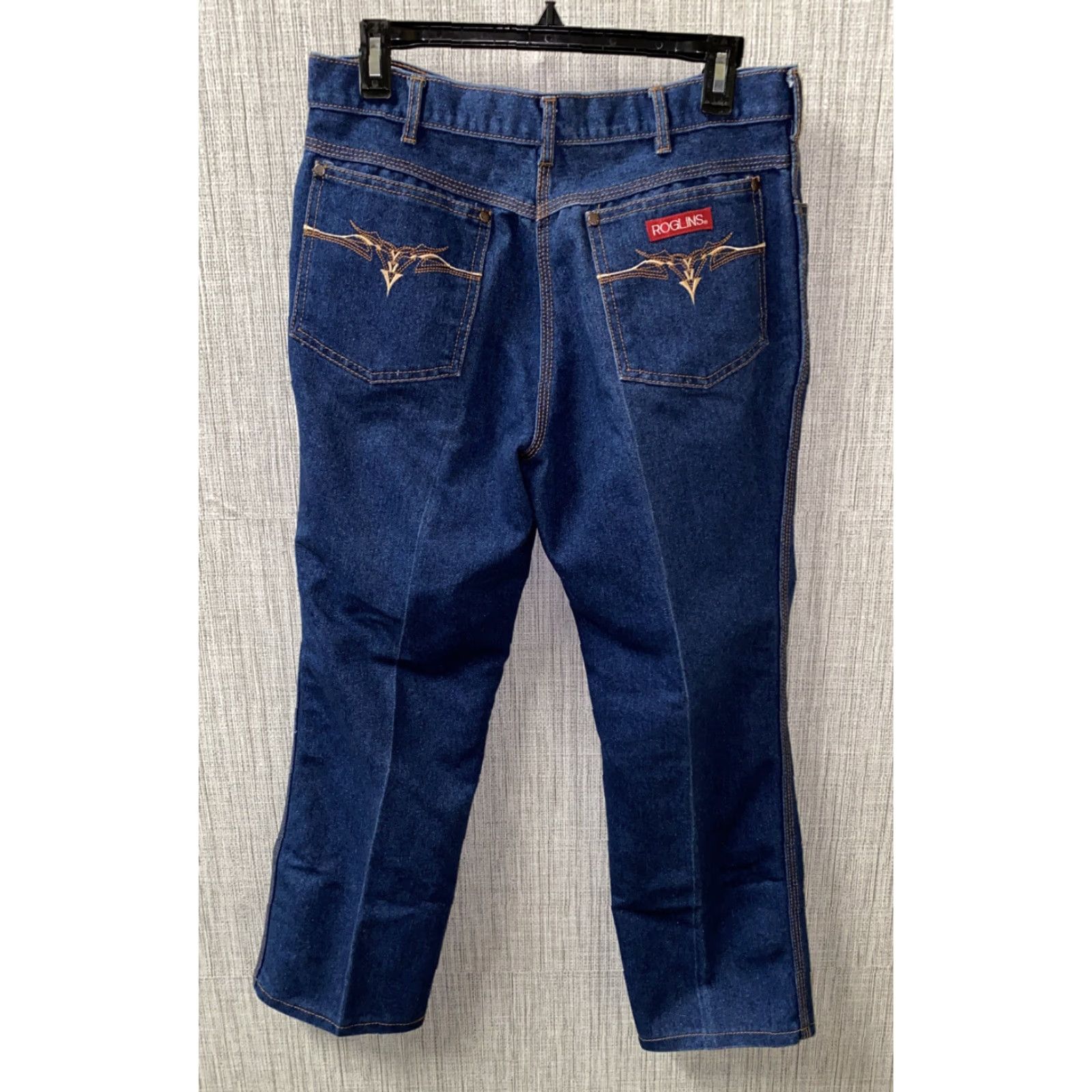 Denime Roglins Jeans Denim Zip Fly Blue 30x26 Mens Regular Size 30 Inseam 26 Denim Jeans Size US 30 / EU 46 - 4 Thumbnail