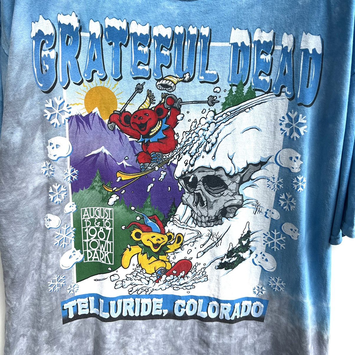 Grateful Dead Vintage Grateful Dead Liquid Blue T-Shirt Size US XXL / EU 58 / 5 - 4 Thumbnail