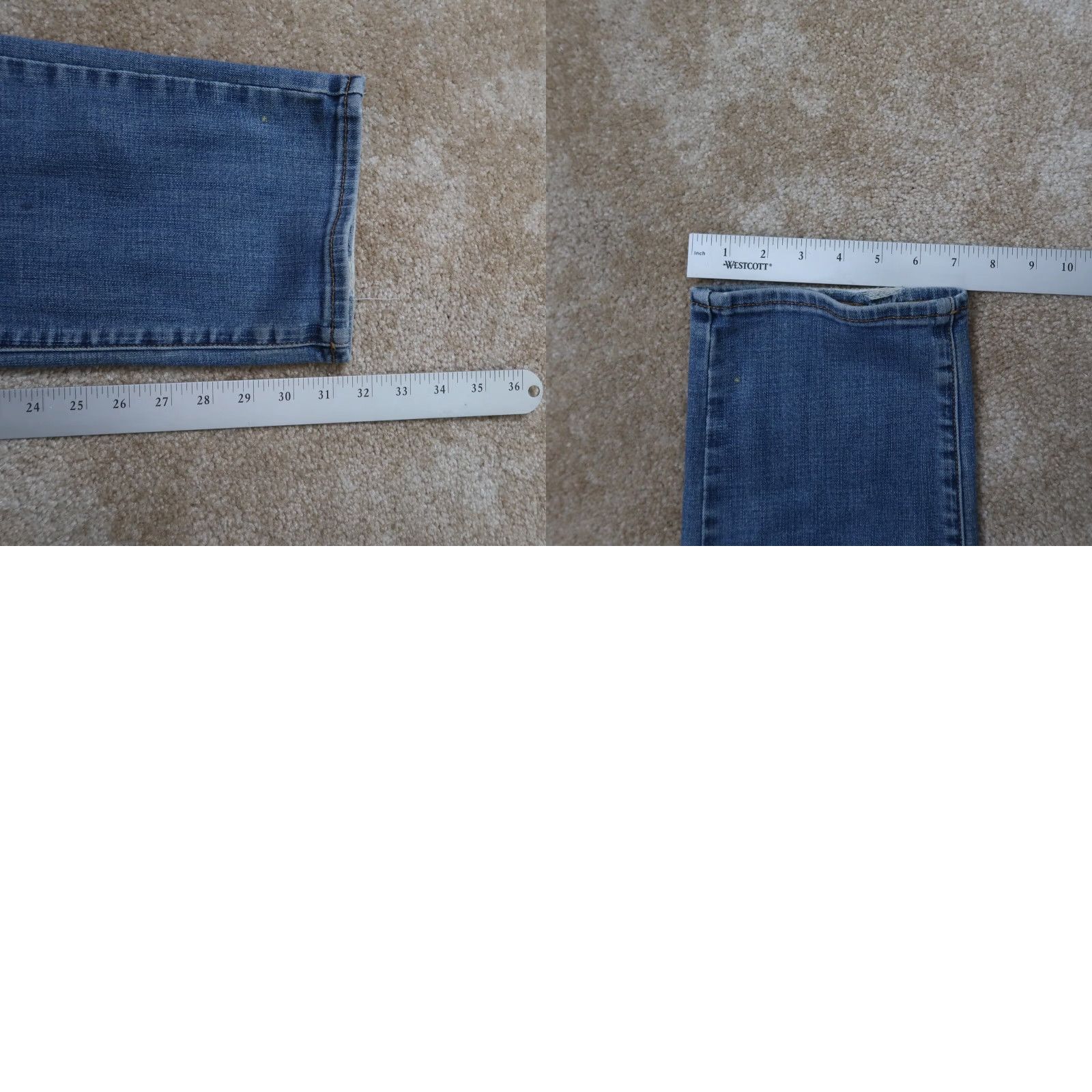 Lucky Brand Lucky Brand 410 Jeans Men Athletic Slim Straight 36x32 Blue Denim Grounded by 5-Pocket Design Size US 36 / EU 52 - 11 Thumbnail
