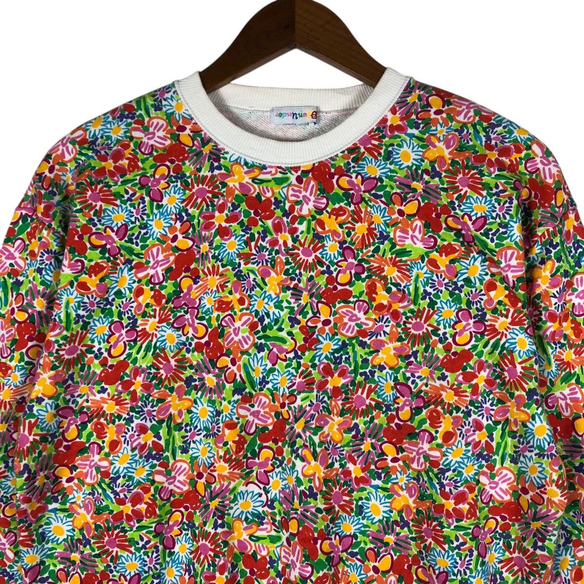 Vintage Down Under by KEN DONE Floral Fullprint Sweatshirt Size US M / EU 48-50 / 2 - 2 Thumbnail