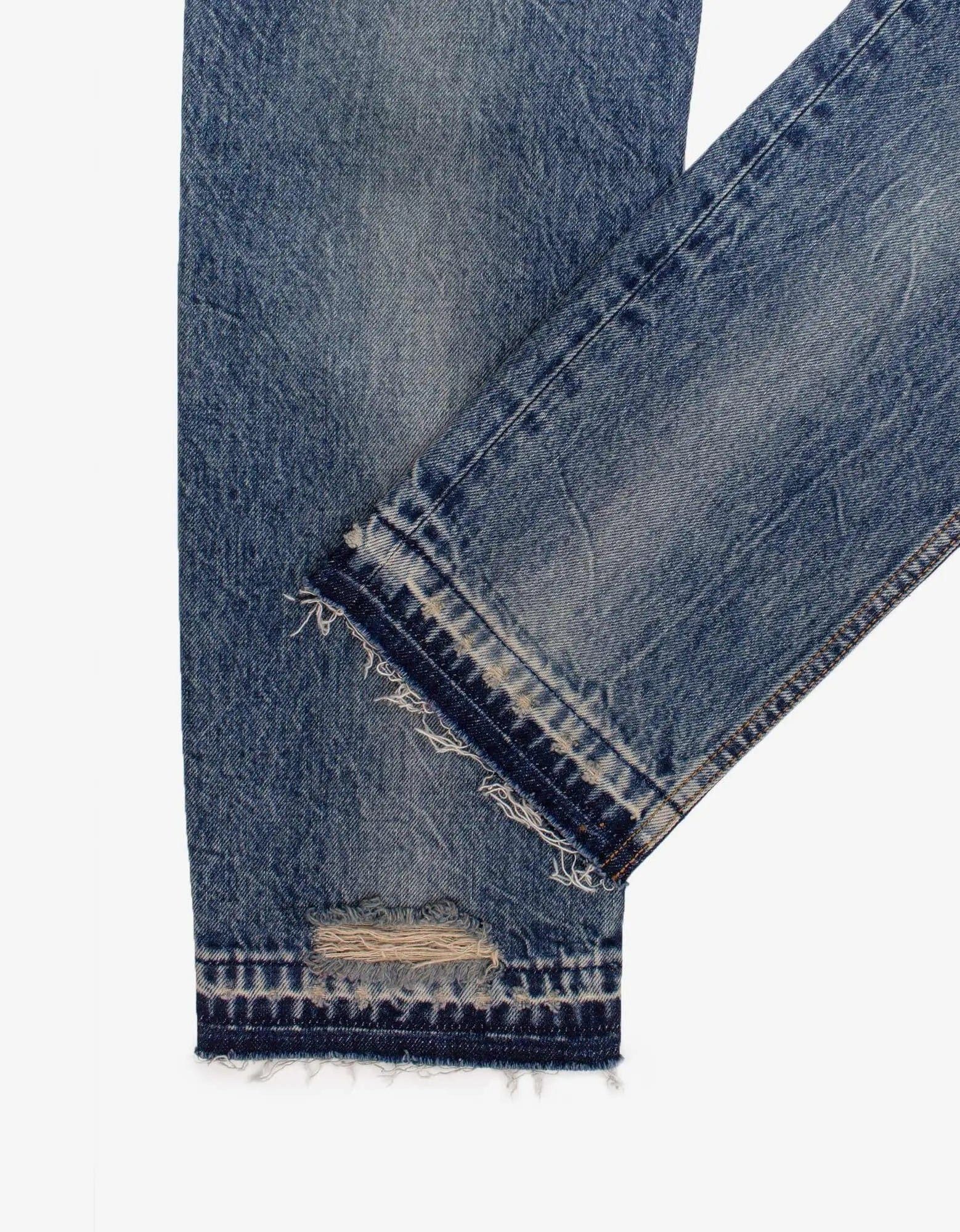 Palm Angels Palm Angels Light Blue Malibu Distressed Jeans Size US 36 / EU 52 - 6 Thumbnail