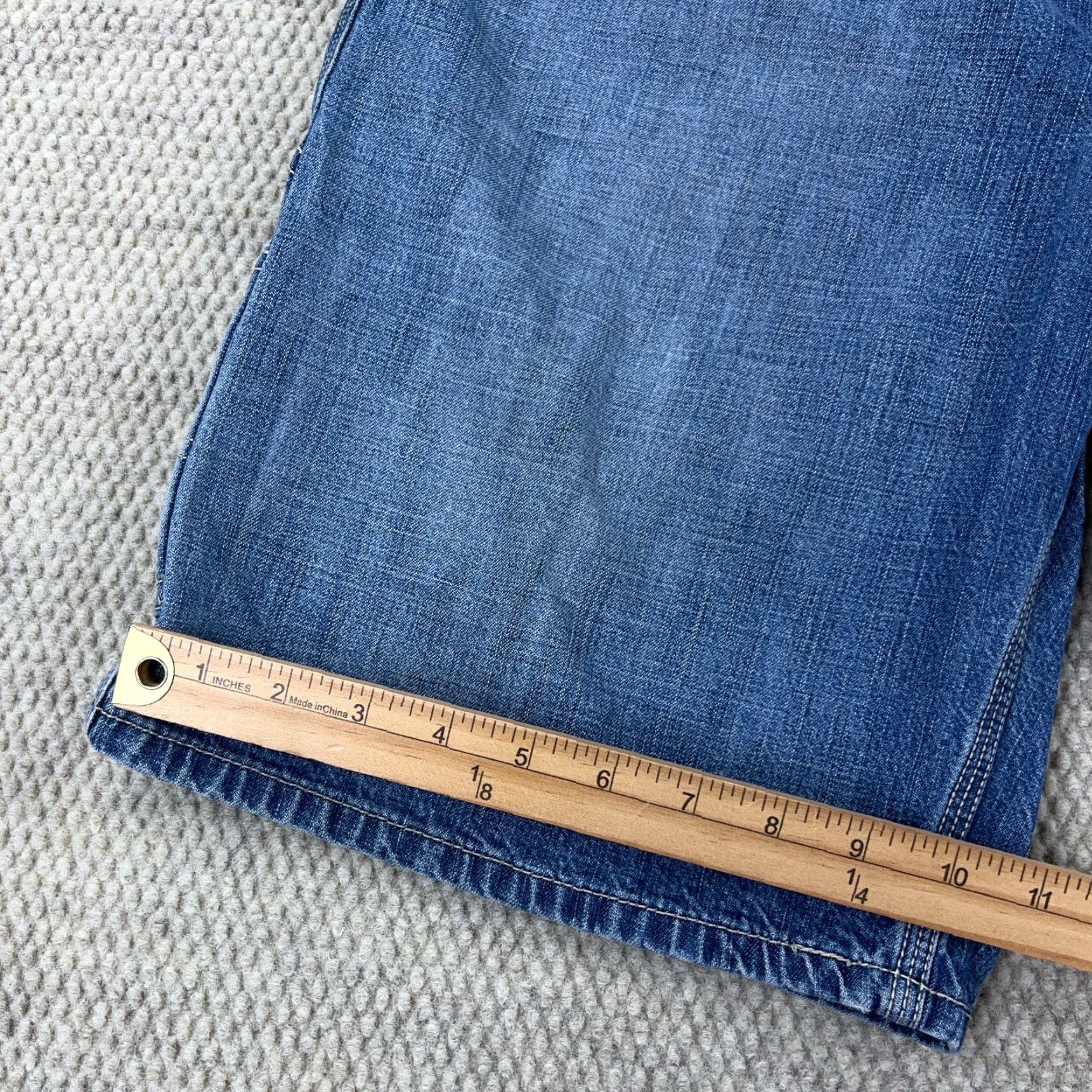 Levi's VINTAGE Levi's Shorts Men 38 Bermuda Denim 5-Pocket Relaxed Mid Blue Workwear Casual 90s Grunge Hip Hop Rockabilly 90s Mens Size US 38 / EU 54 - 6 Thumbnail