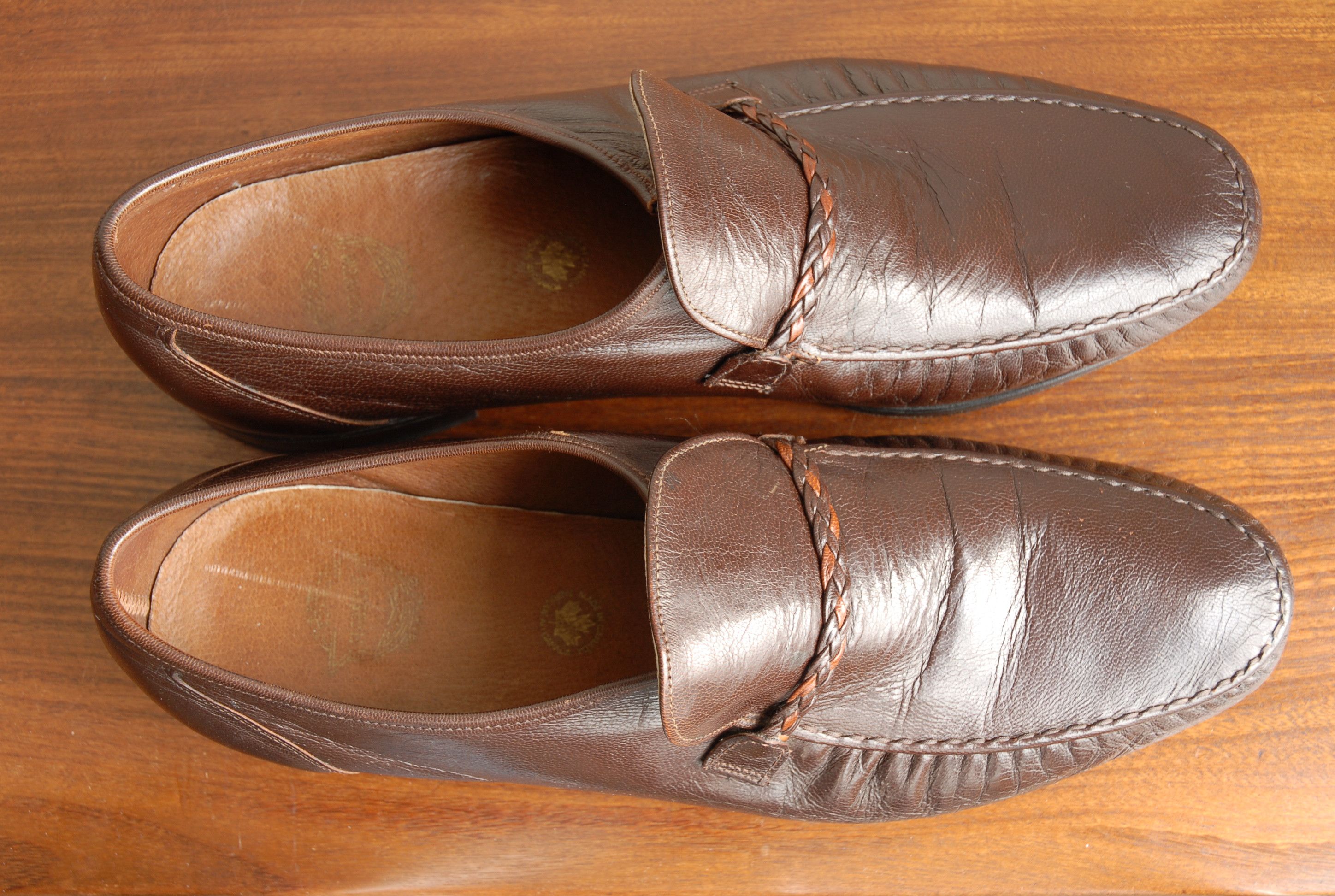 Florsheim × John McHale Brown soft leather loafer Size US 11.5 / EU 44-45 - 6 Thumbnail