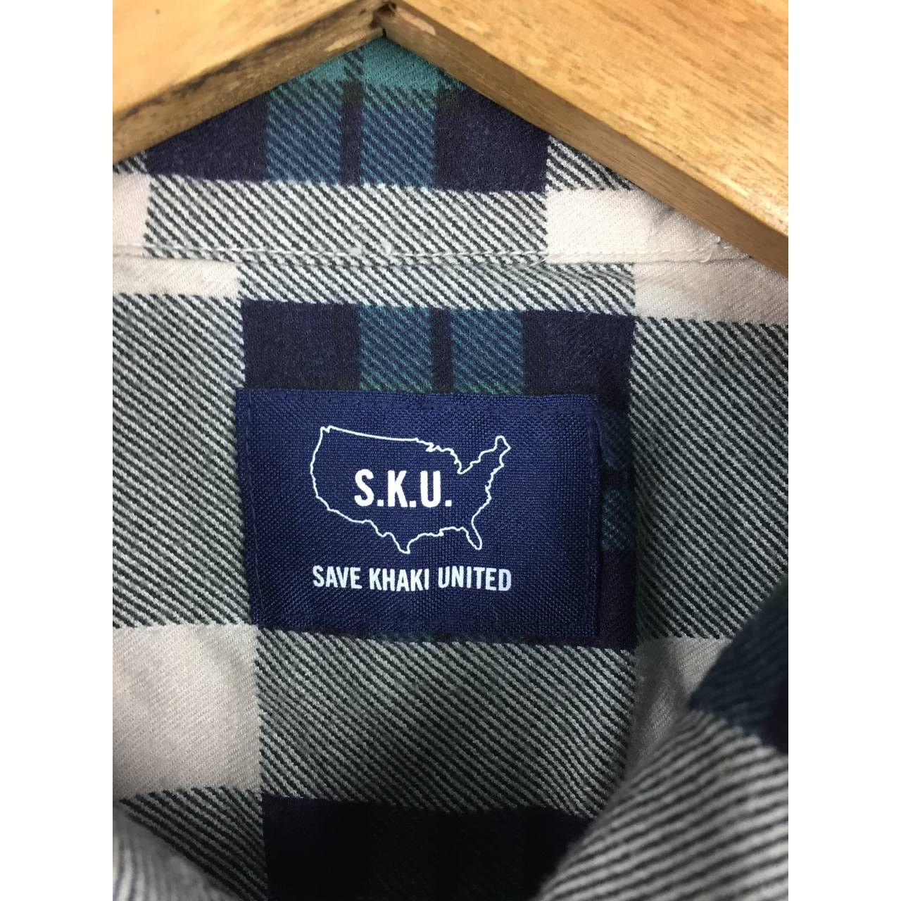 Save Khaki United S.K.U Save Khaki United Casual Checkered Flannel Shirt Size US S / EU 44-46 / 1 - 8 Thumbnail