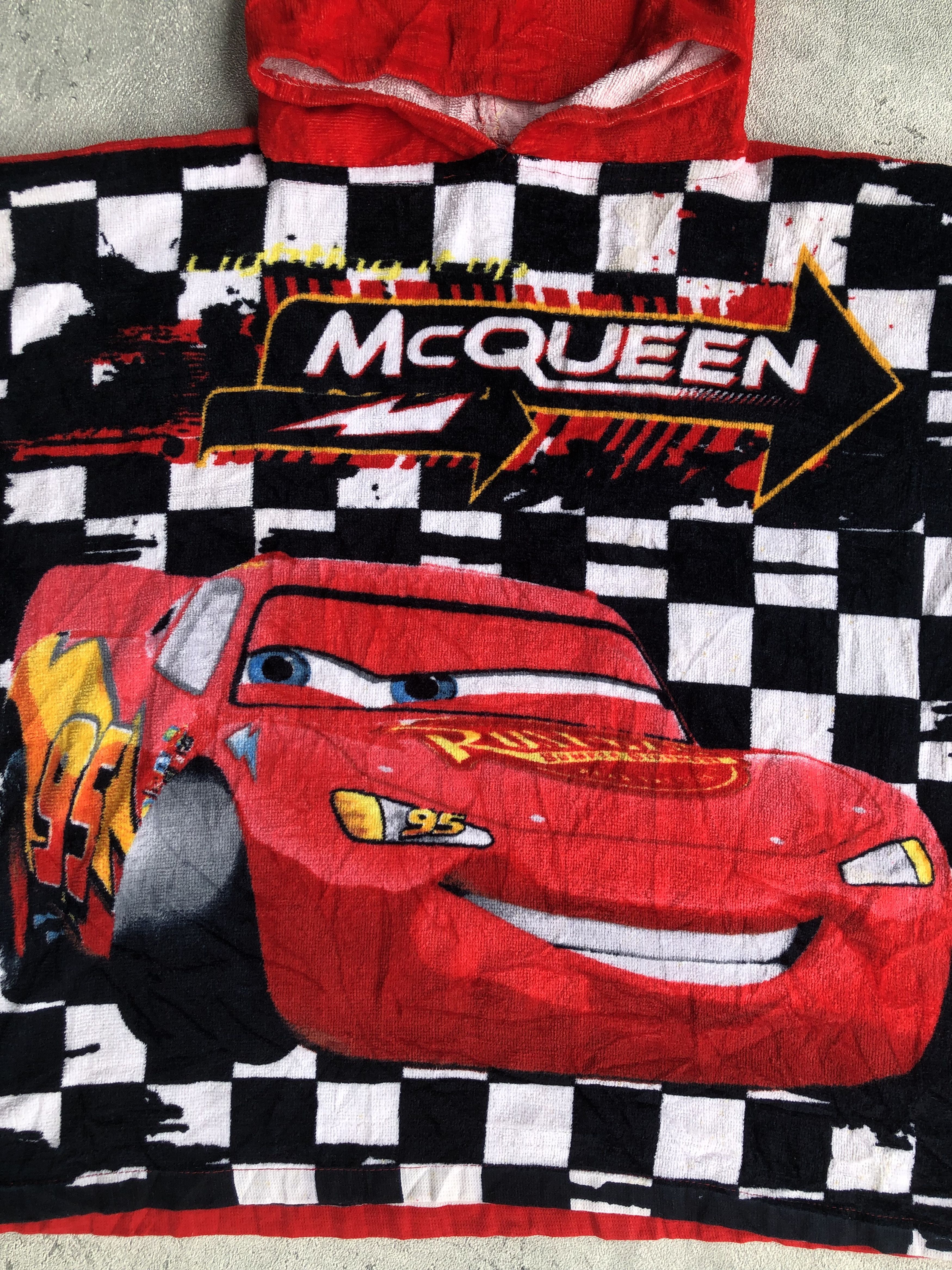 Cartoon Network × Vintage Vintage 90s Cartoon Cars Lightning Mcqueen Rare Towel Size ONE SIZE - 3 Thumbnail