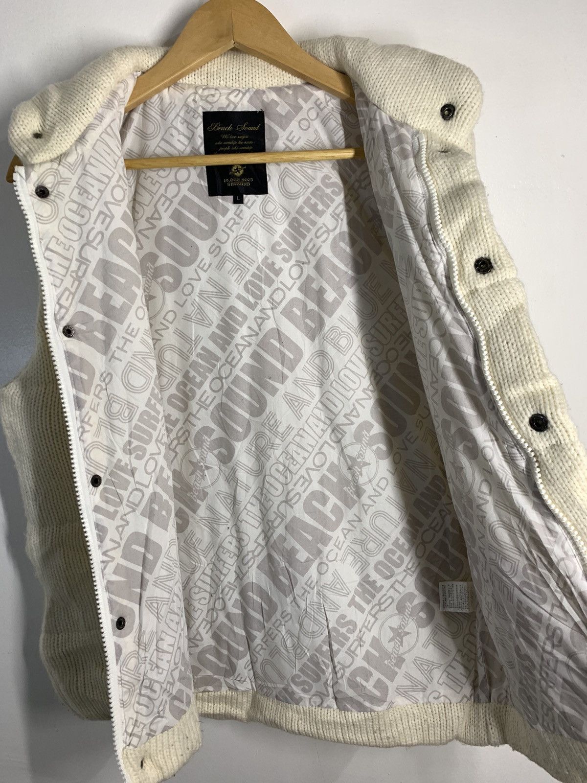 Japanese Brand × Vintage Vintage Beach Sound Vest Size US L / EU 52-54 / 3 - 9 Thumbnail