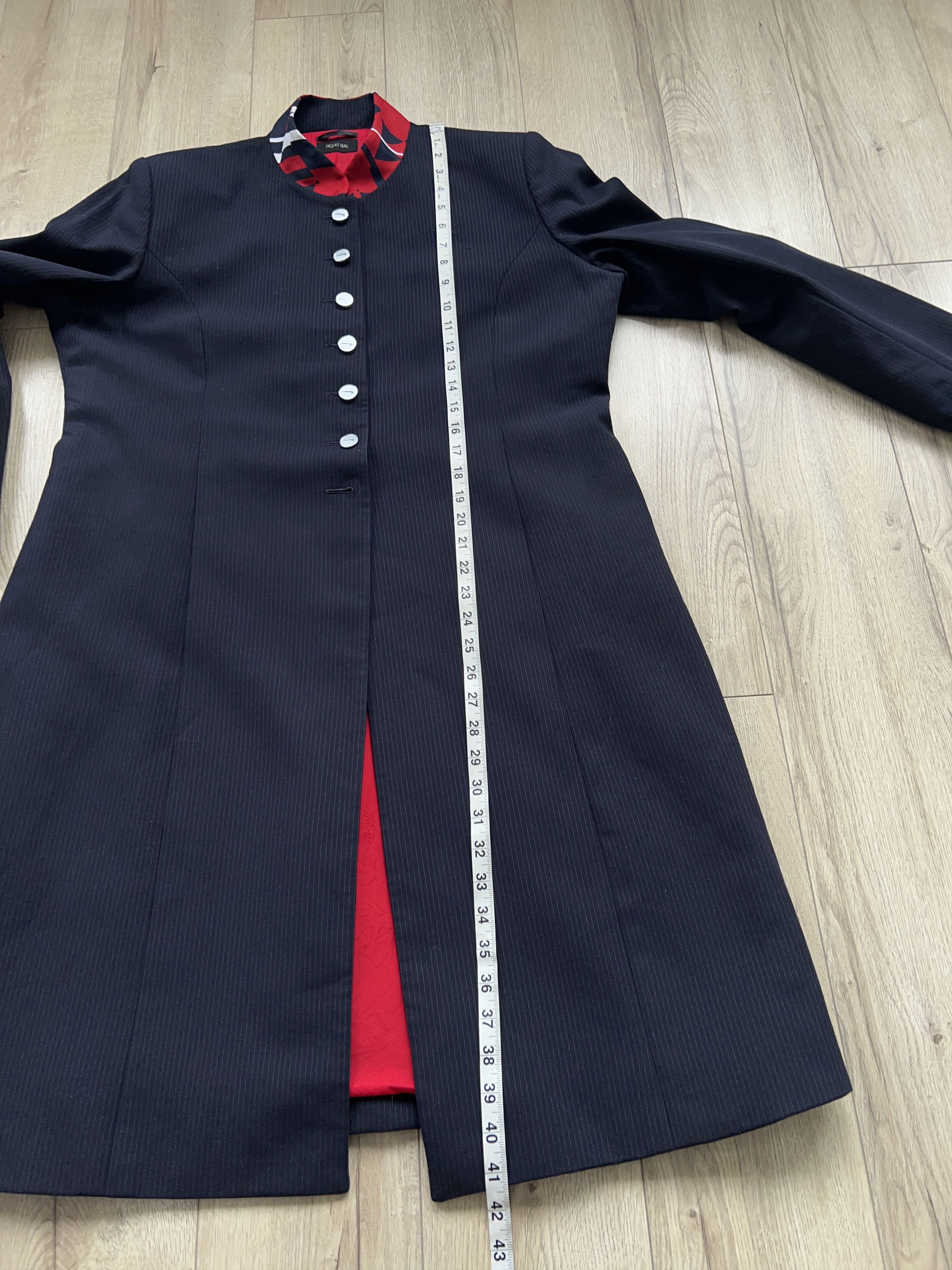 Designer ROHIT BAL Indian Nehru Jacket Coat Wool Polyester Size 18 XL Size XL / US 12-14 / IT 48-50 - 8 Thumbnail