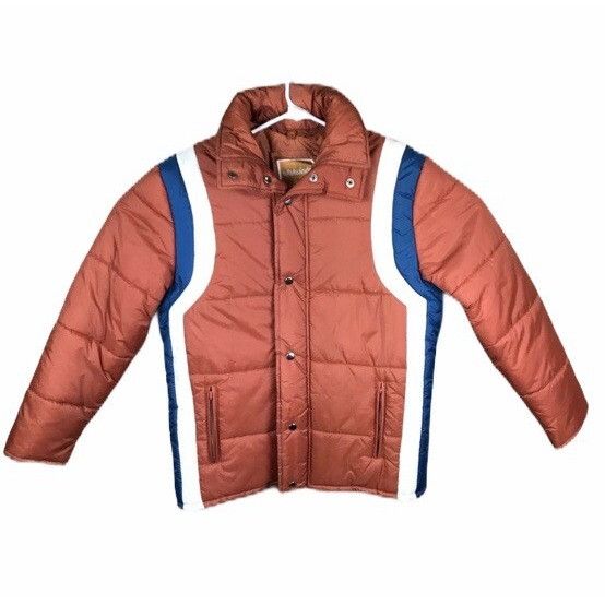Unowned Vintage 70s West Wind Orange Blue White Bomber Jacket Medium Size US M / EU 48-50 / 2 - 2 Thumbnail