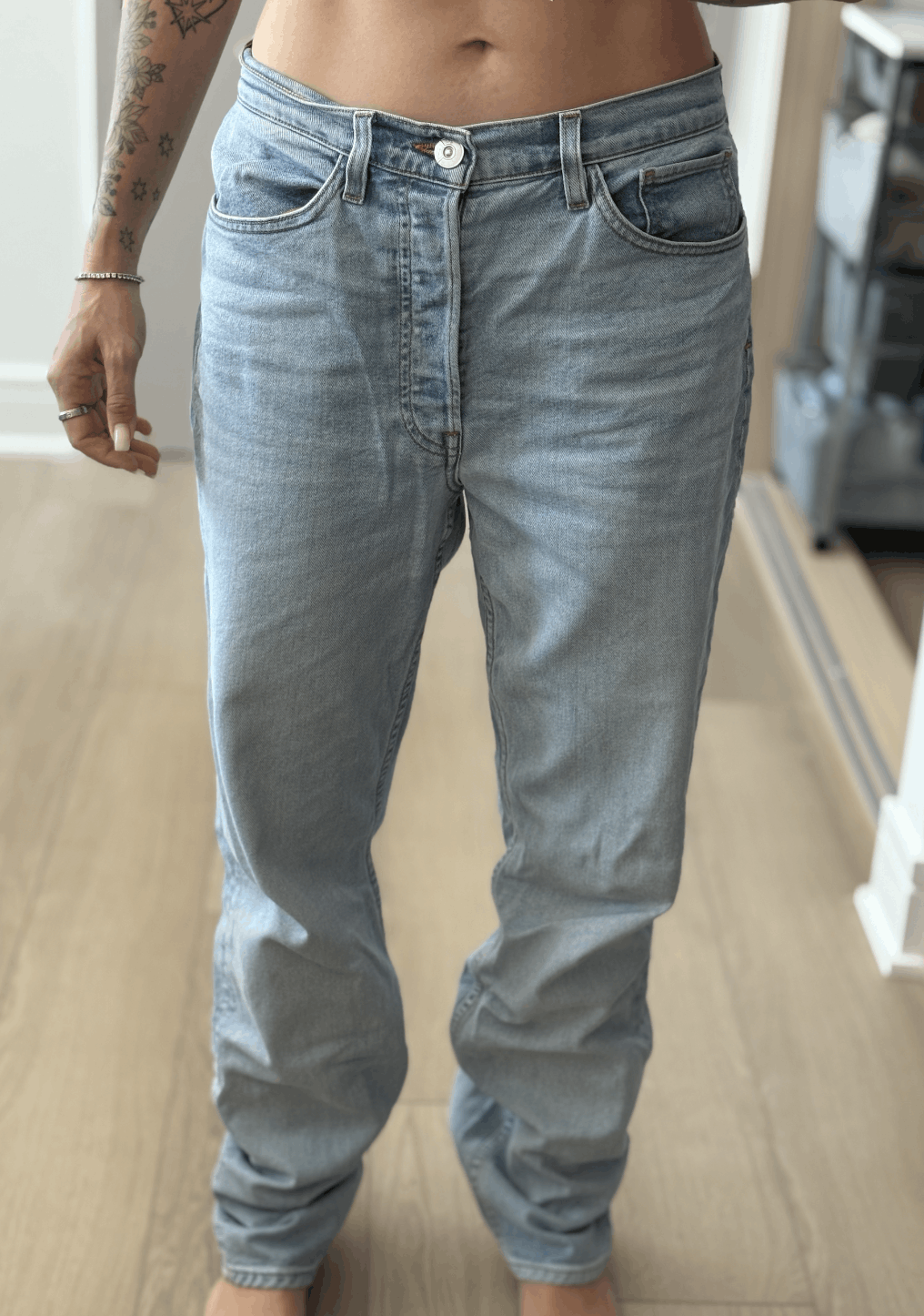 3x1 3x1 x Mimi Cuttrell Kirk High Rise Medium Wash Skinny Jeans Size 28" / US 6 / IT 42 - 1 Thumbnail