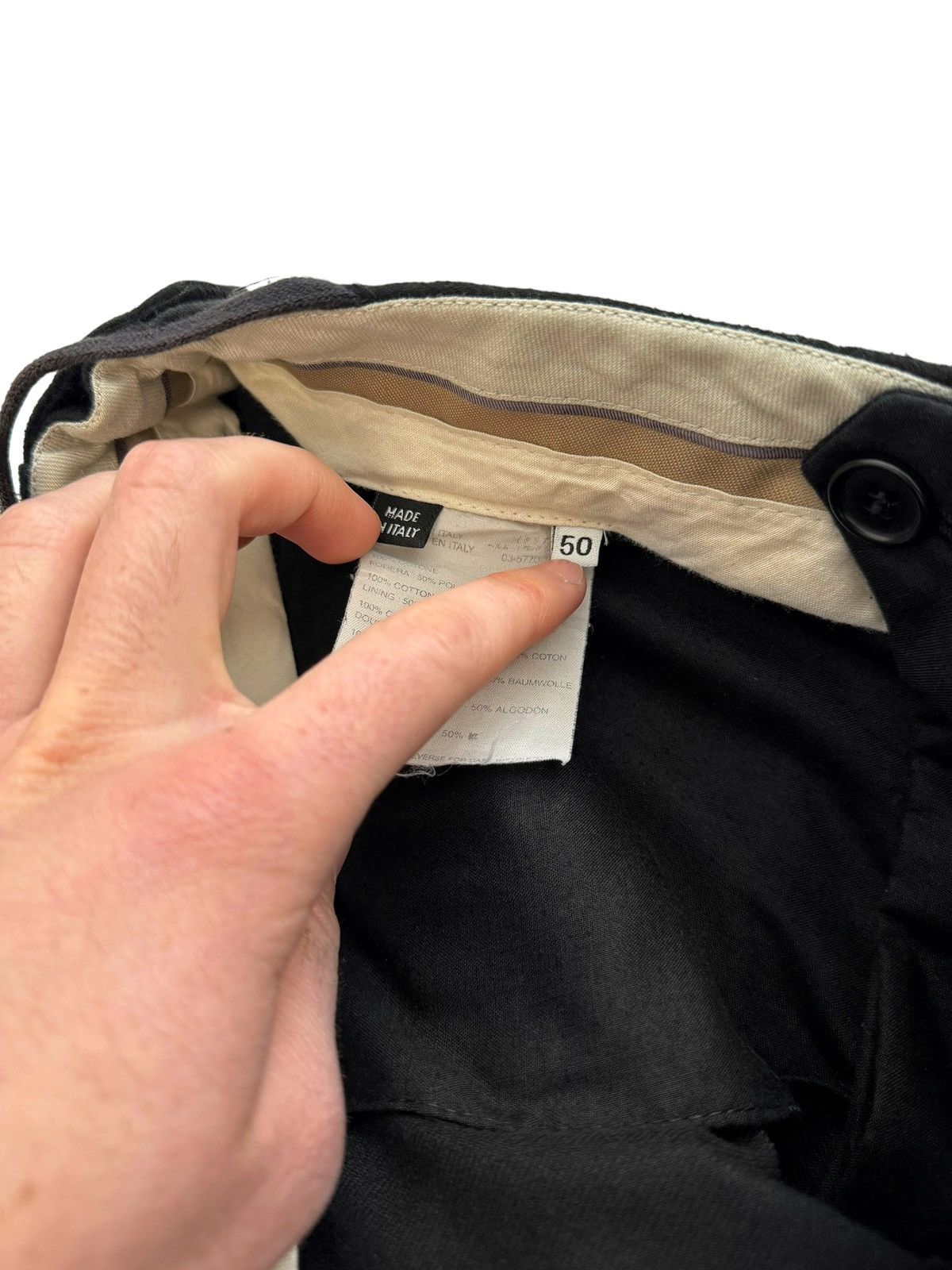 Helmut Lang Sz50 Bondage 2004 Strap Cargo Felted Cotton Trouser Size US 34 / EU 50 - 11 Thumbnail