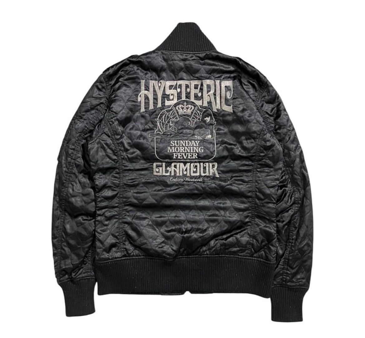Hysteric Glamour 2000s Hysteric Glamour Embroidery Quilted Jacket y2k Lgb Size US L / EU 52-54 / 3 - 1 Thumbnail