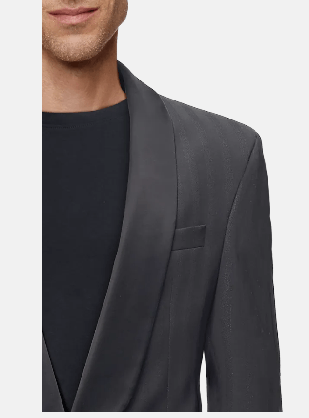 DRYKORN BNWT AW24 DRYKORN BELAZO STRIPED DINNER JACKET 50 Size US M / EU 48-50 / 2 - 13 Thumbnail