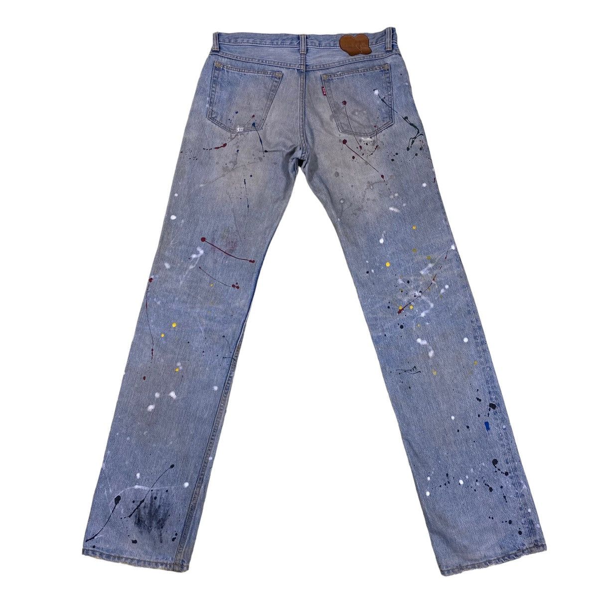 Number (N)ine × Takahiromiyashita The Soloist. SS06 Number Nine Painted D-Ring Crying Heart Pain Denim Size US 32 / EU 48 - 15 Thumbnail
