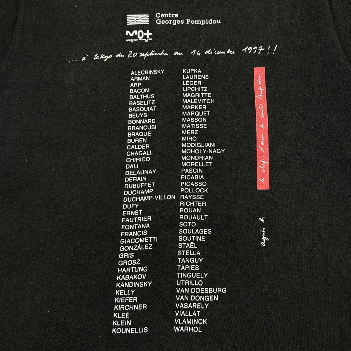 Vintage × agnes b. 1997 Agnes B - Art T-Shirt Size US M / EU 48-50 / 2 - 2 Thumbnail