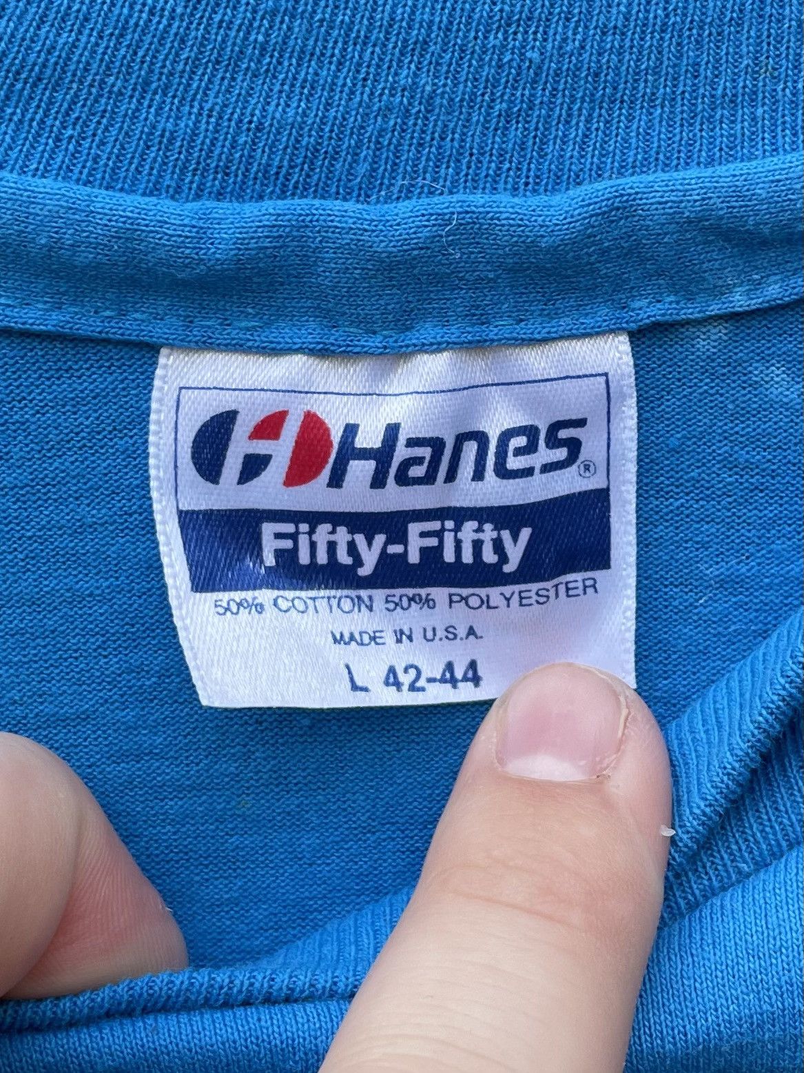 Hanes 92’ Hanes Genesee Groundhog Fall Fifty Marathon S/S t Shirt Size US L / EU 52-54 / 3 - 2 Thumbnail