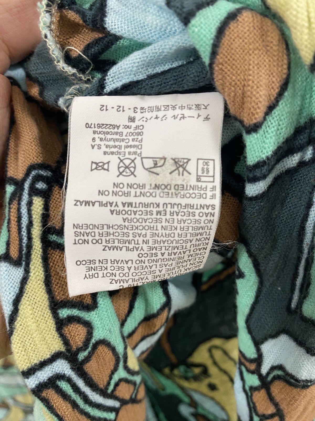 Diesel Diesel Art Over Print JPG Style Long Sleeve Size: L Size L / US 10 / IT 46 - 5 Thumbnail