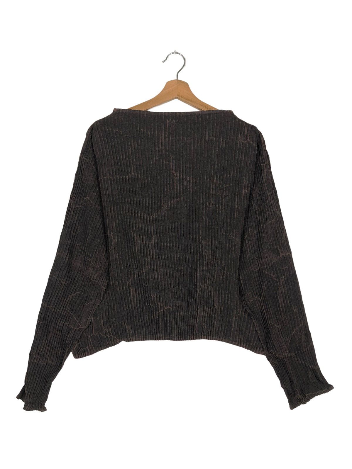 Japanese Brand 🔥LONG SLEEVE PLEATED DESIGN PINORE ISSEY MIYAKE JAPAN Size US M / EU 48-50 / 2 - 2 Thumbnail