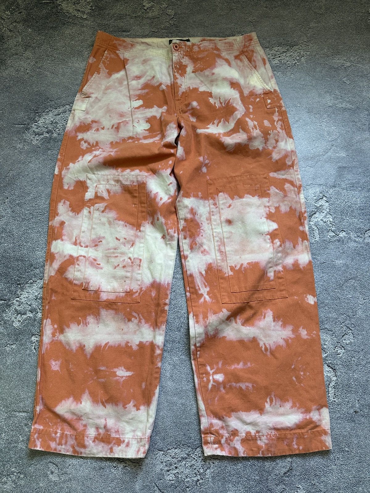 Timberland Vintage 90s Timberland Triple Knee Tie-Dye Baggy Pants 38 Size US 38 / EU 54 - 1 Thumbnail