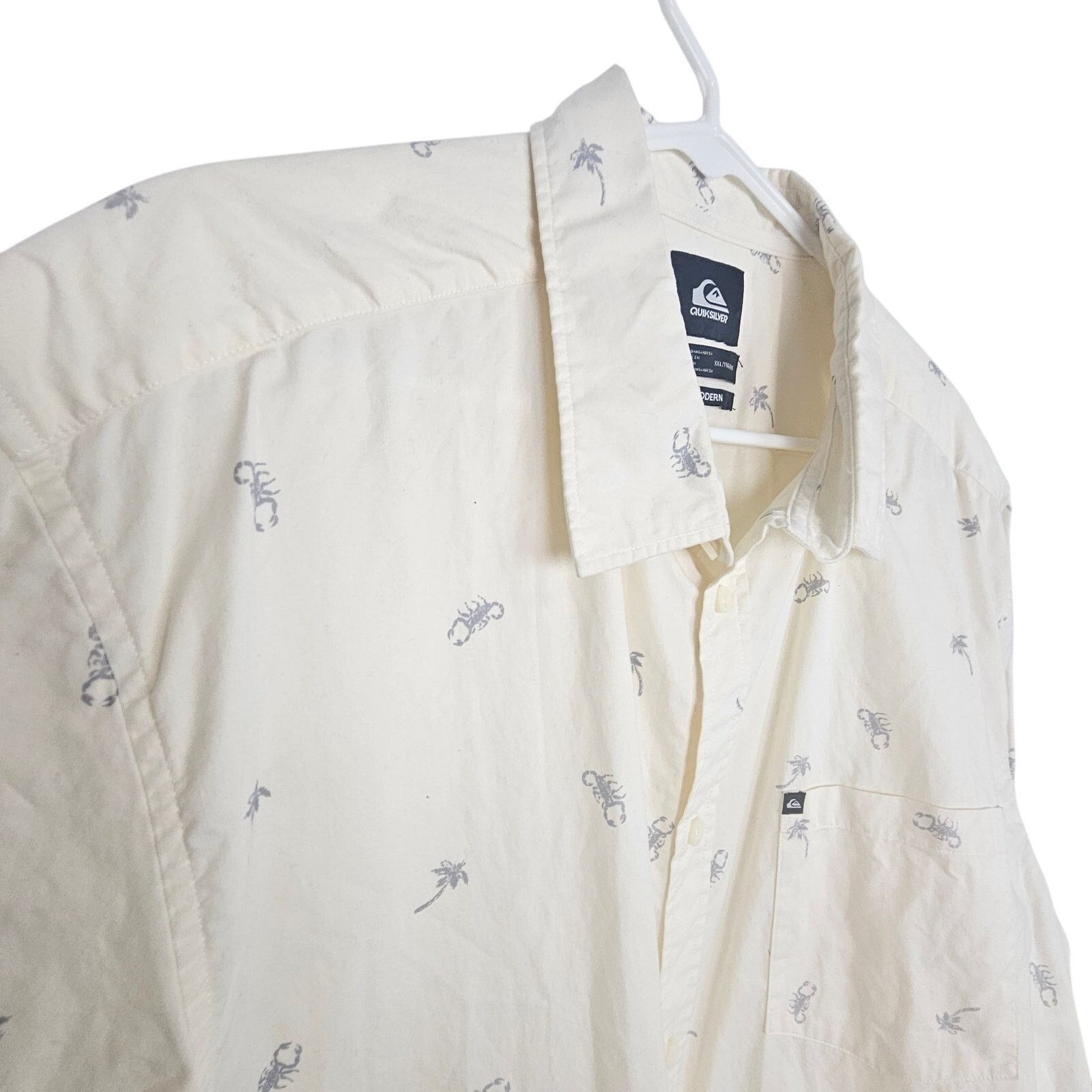 Quiksilver Quiksilver Mens Lobster Print Shirt Size XXL Skater Grunge Size US XXL / EU 58 / 5 - 5 Thumbnail