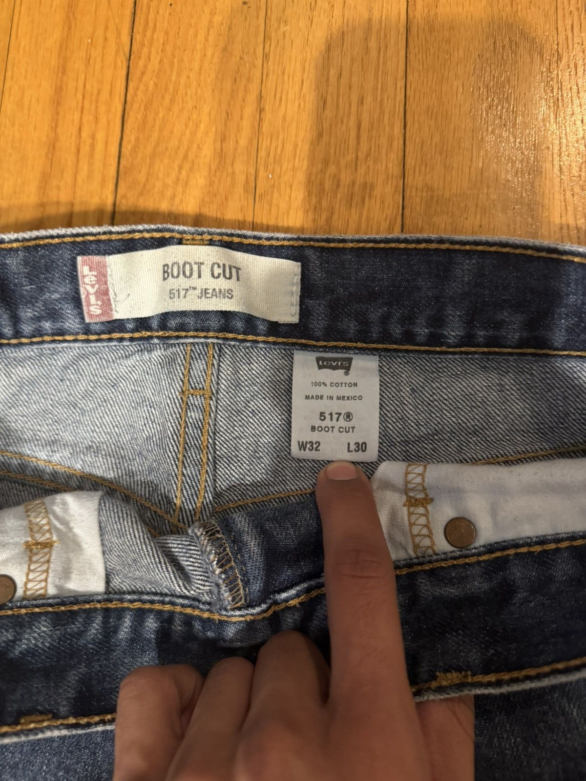 Levi's Levis 517 bootcut Size US 32 / EU 48 - 2 Thumbnail