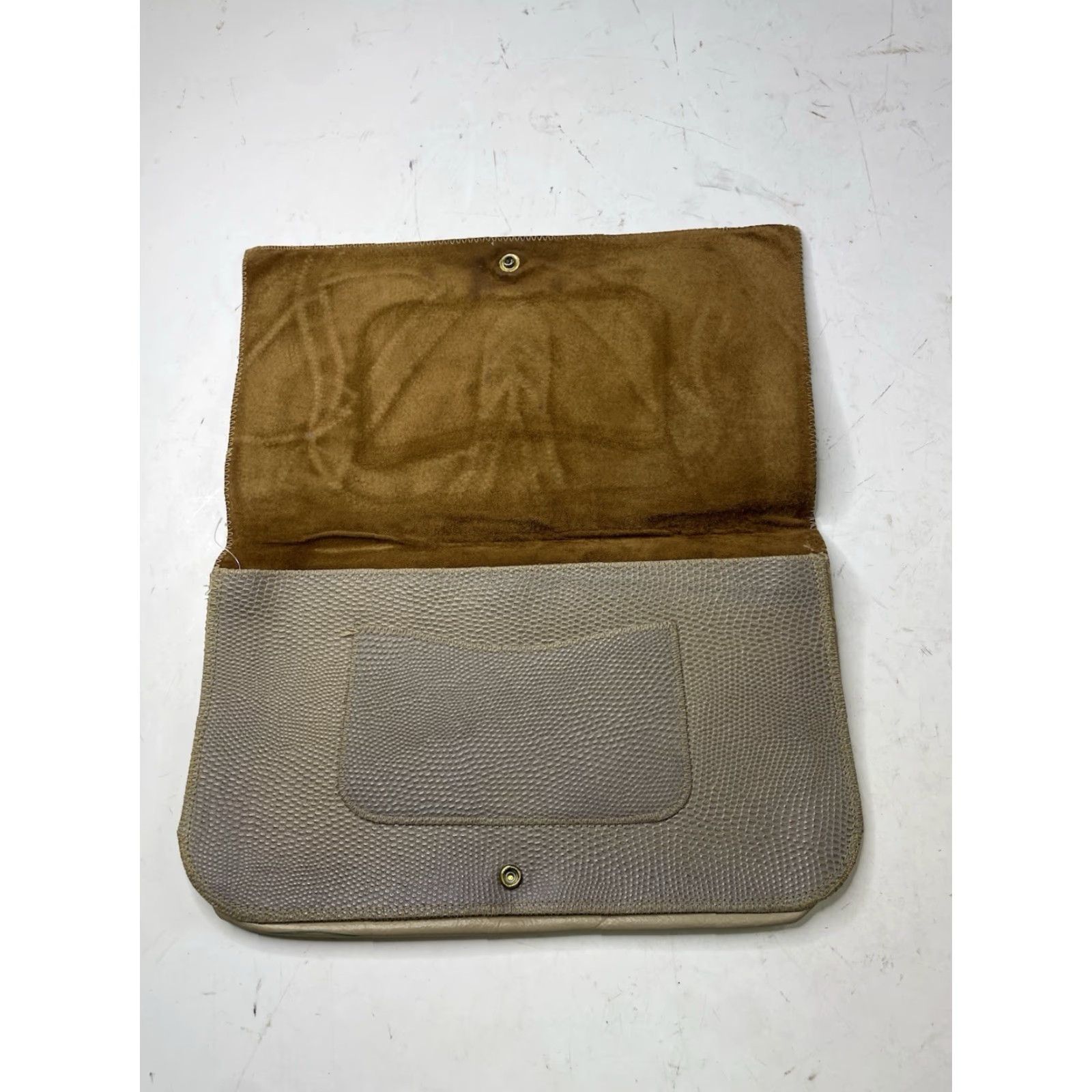 Vintage VINTAGE Furst & Mooney Snakeskin Clutch Patchwork Leather Rare Bag Art Size ONE SIZE - 5 Thumbnail