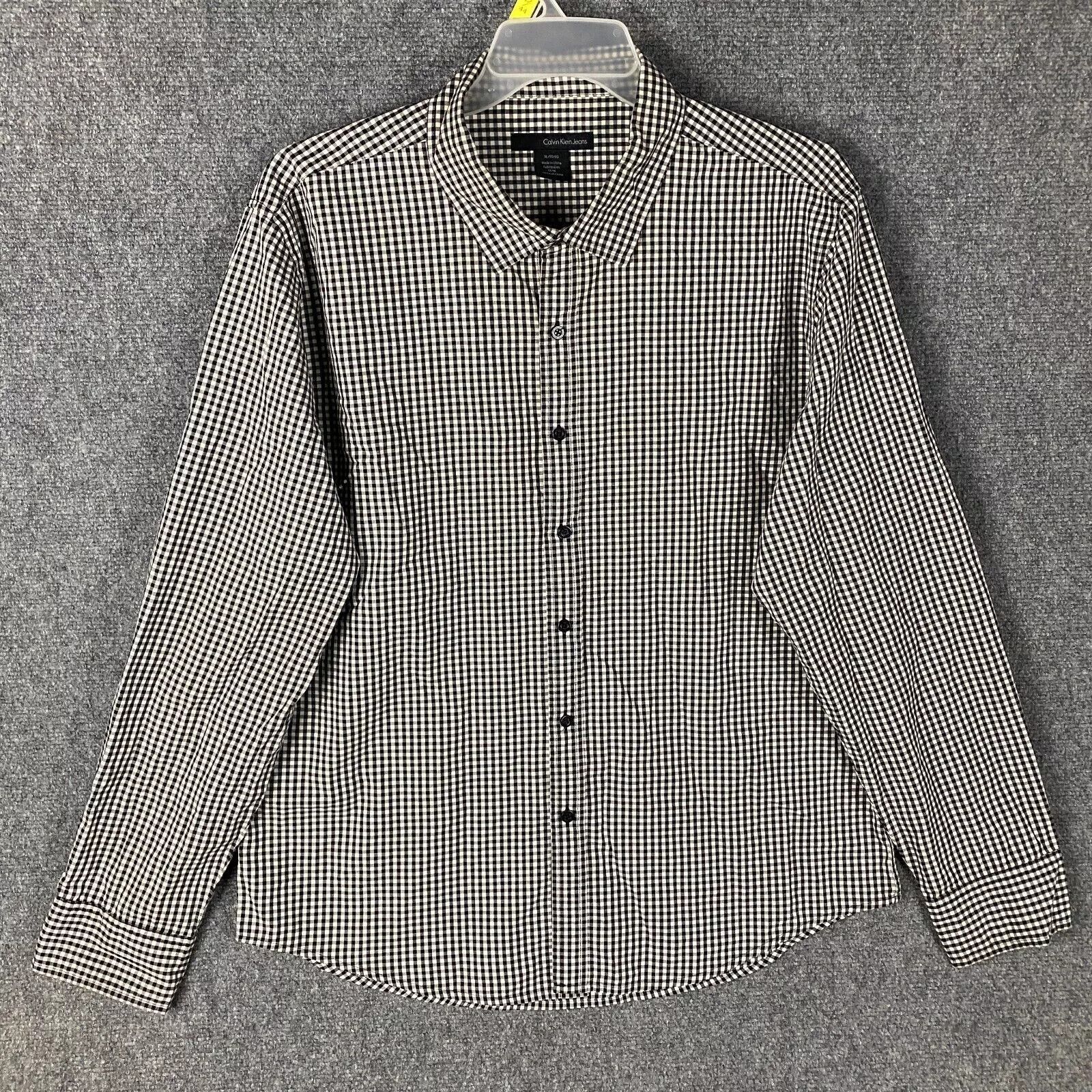 Calvin Klein Calvin Klein Button Up Shirt Men's XL Long Sleeve Adults Size US XL / EU 56 / 4 - 1 Thumbnail