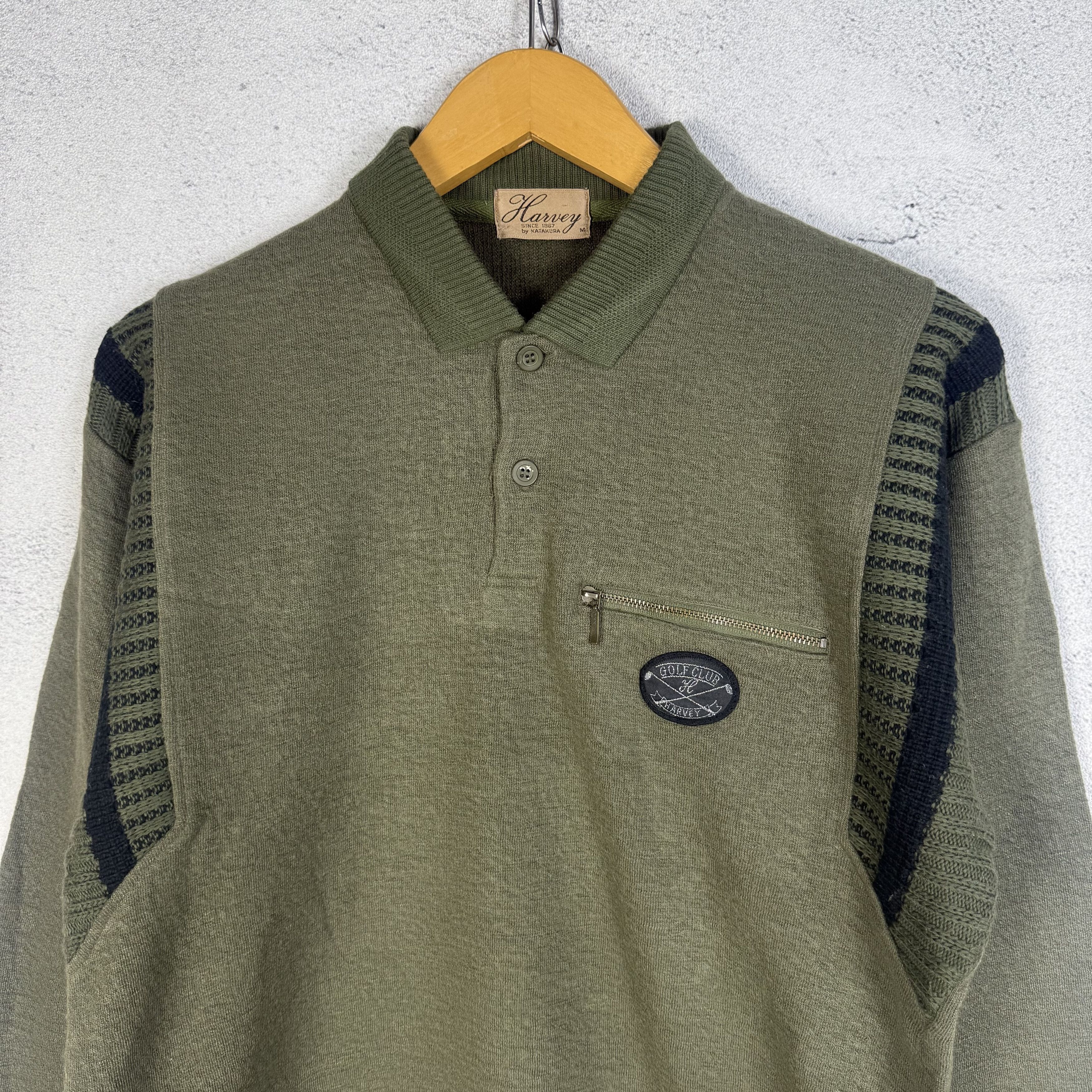 Vintage Vintage Harvey Golf Club Sweatshirt Crewneck Collared Size US S / EU 44-46 / 1 - 4 Thumbnail