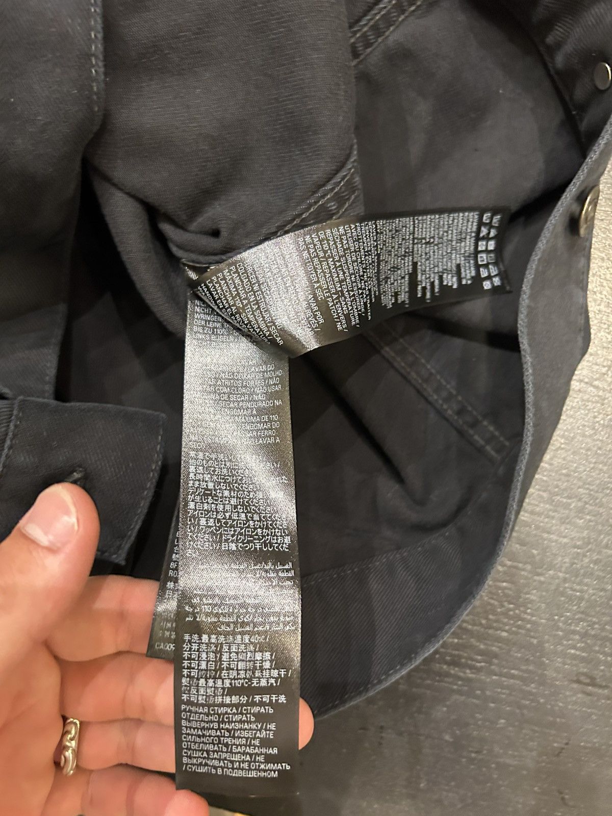 Balenciaga Balenciaga Tape Campaign Embroidered Denim Jacket Size US XL / EU 56 / 4 - 5 Thumbnail