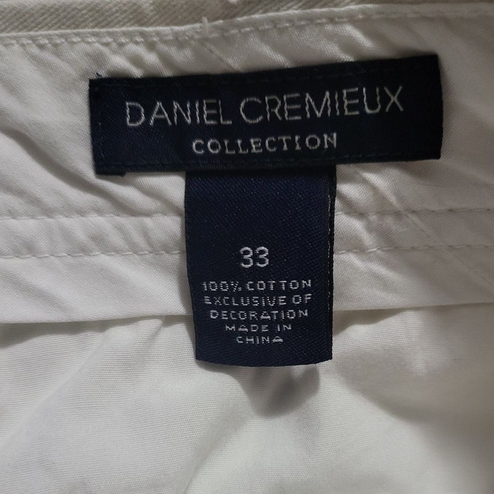 Daniel Cremieux Daniel Cremieux White 100% Cotton Cargo Shorts - Size 33 Size US 33 - 3 Thumbnail