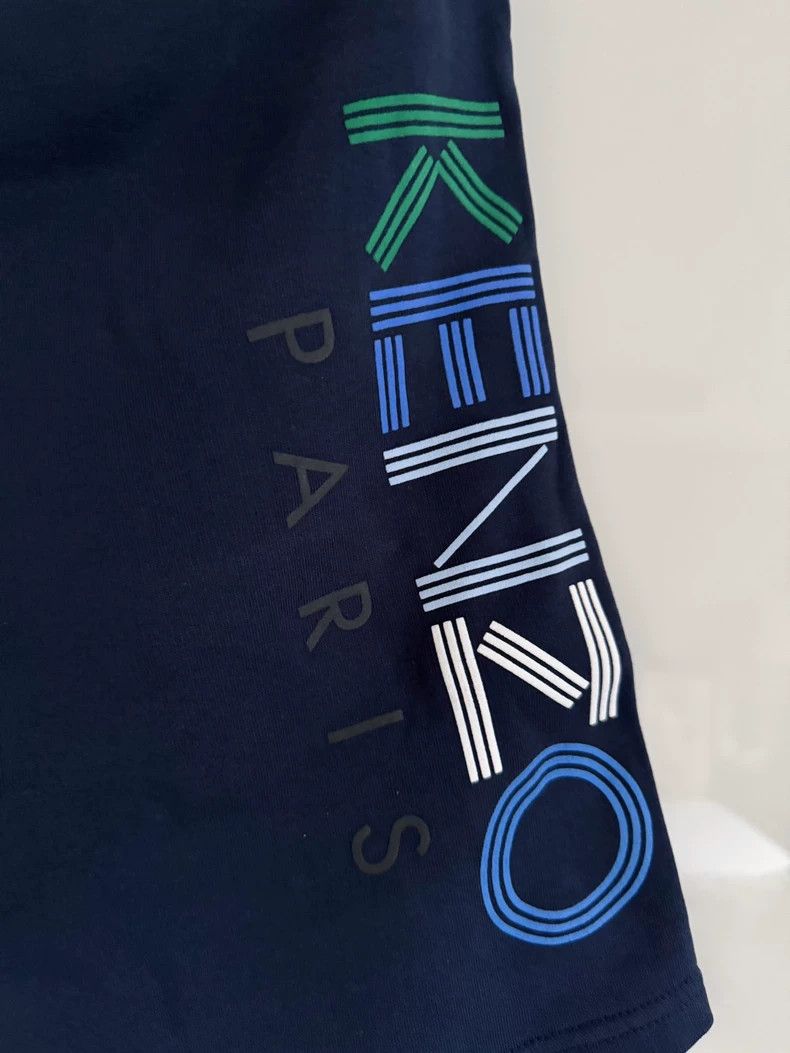 Kenzo KENZO sizeS LOGO printed cotton shorts Size US 32 / EU 48 - 2 Thumbnail