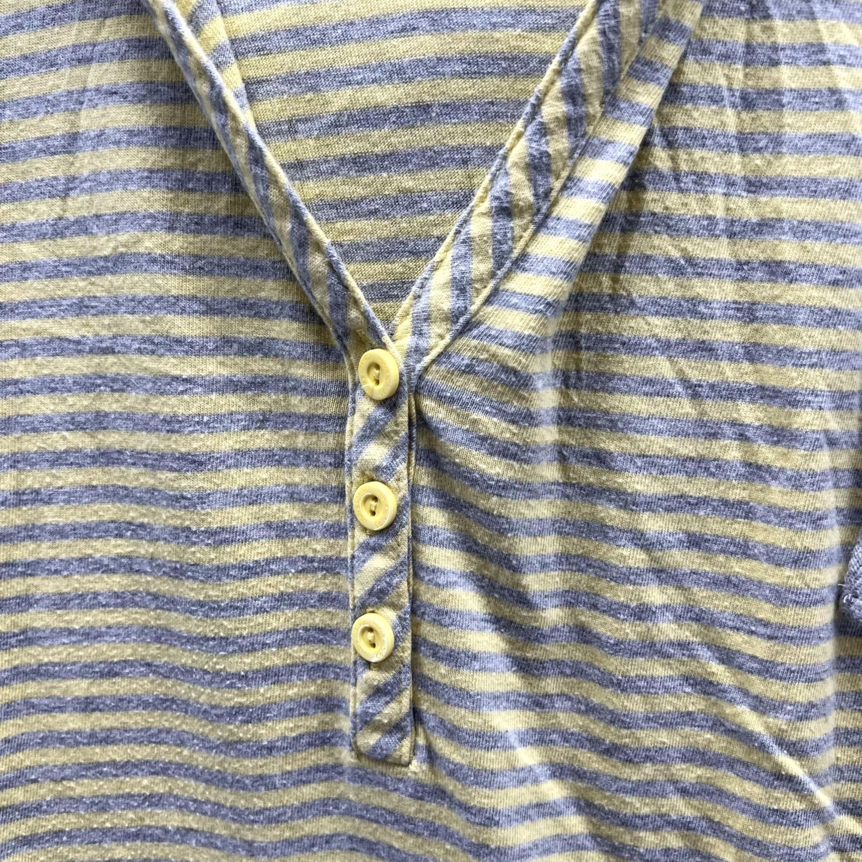 Calvin Klein Calvin Klein Sweater Women Large Pullover Hooded Striped Yellow Gray Fleece Cotton Logo Long Sleeve Size L / US 10 / IT 46 - 5 Thumbnail