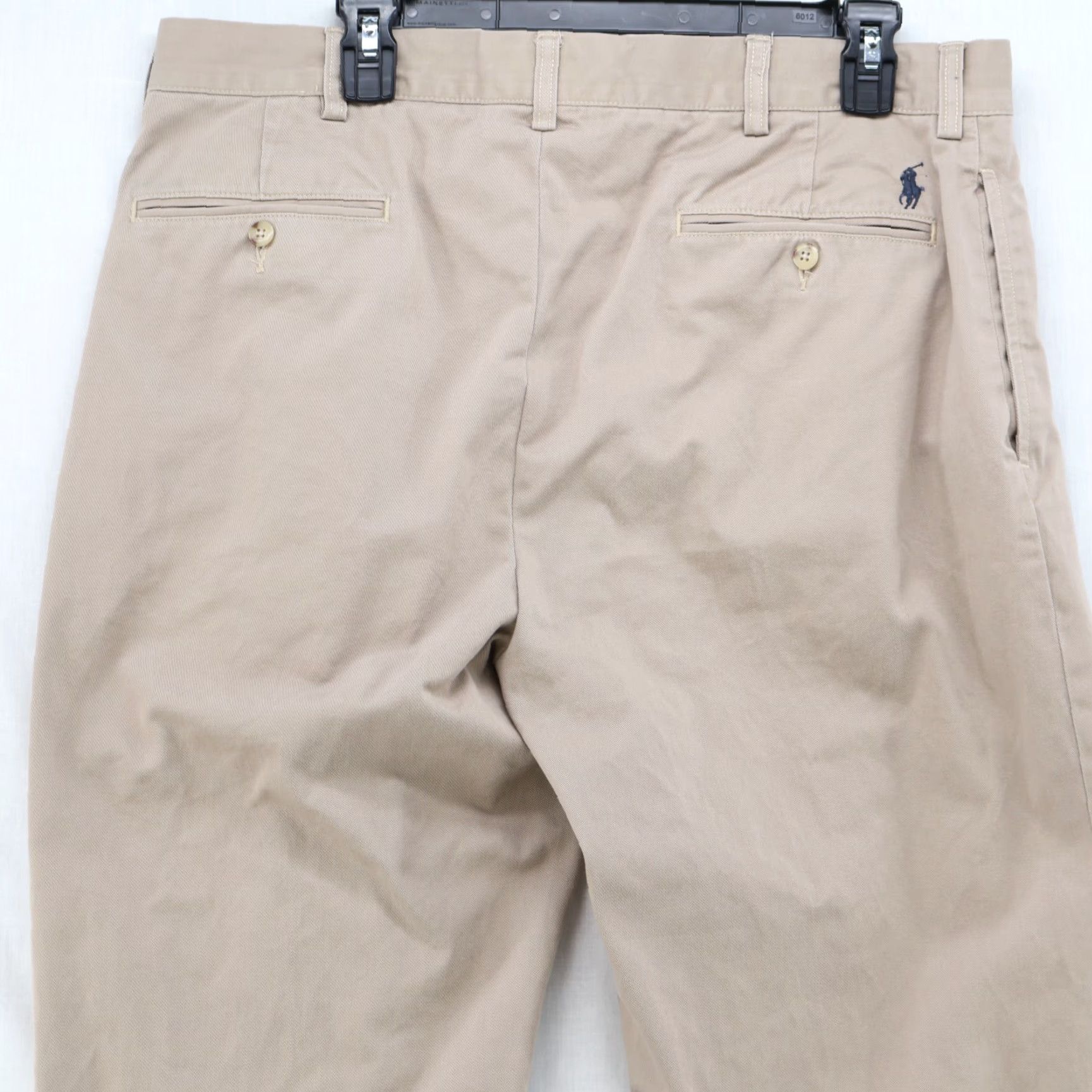 Ralph Lauren VTG Polo Ralph Lauren Ethan Pants Mens 36x33 Khaki Classic Fit Chino Office Wear Size US M / EU 48-50 / 2 - 6 Thumbnail