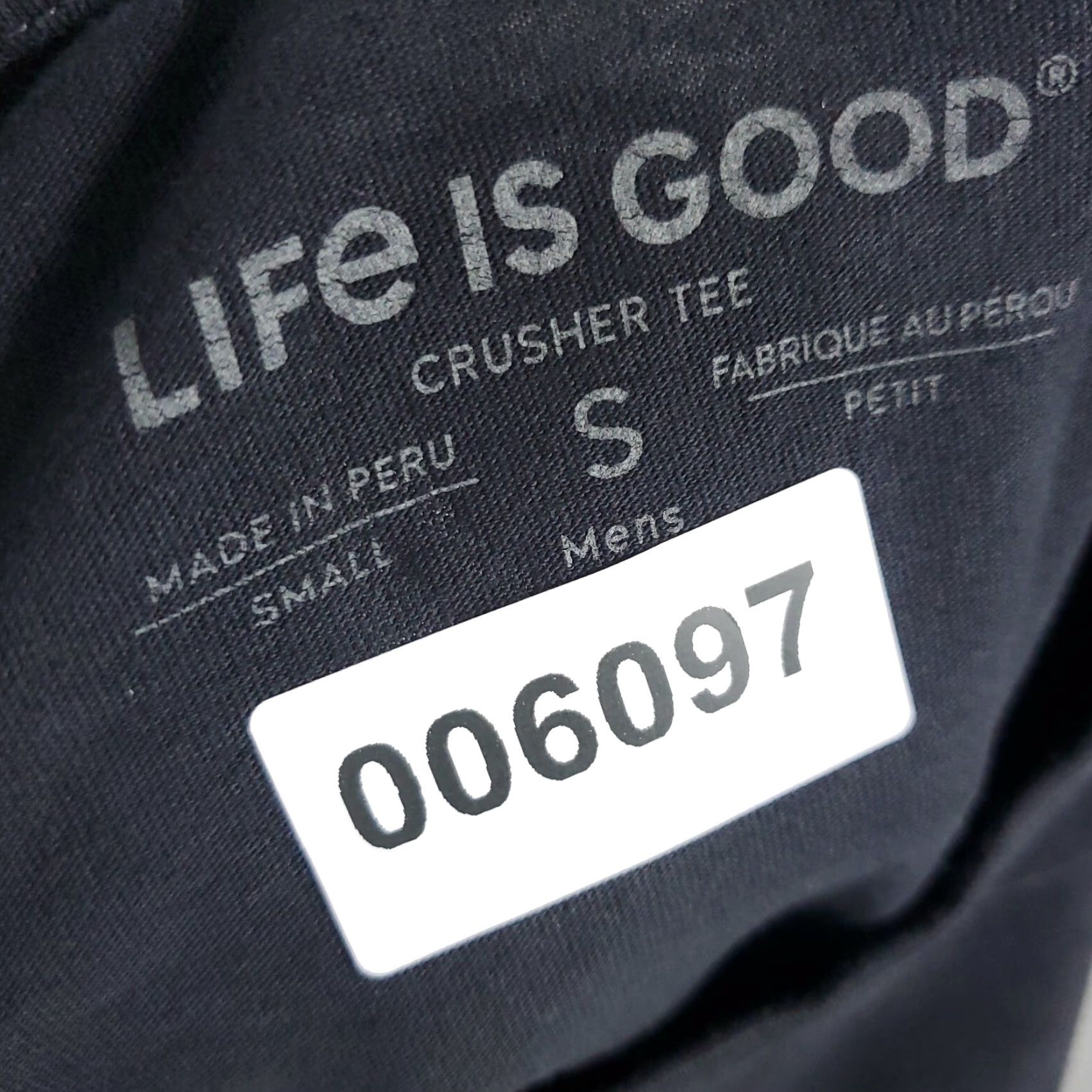 Life is Good LIFE IS GOOD Quaranteam Strong Black Short Sleeve T-Shirt Mens Size Small Size US S / EU 44-46 / 1 - 8 Thumbnail