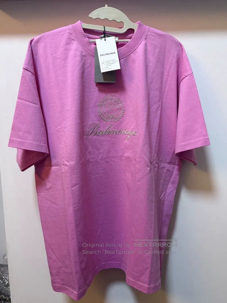 Balenciaga Balenciaga Qixi Festival Short Sleeve Pink Size US L / EU 52-54 / 3 - 1 Thumbnail