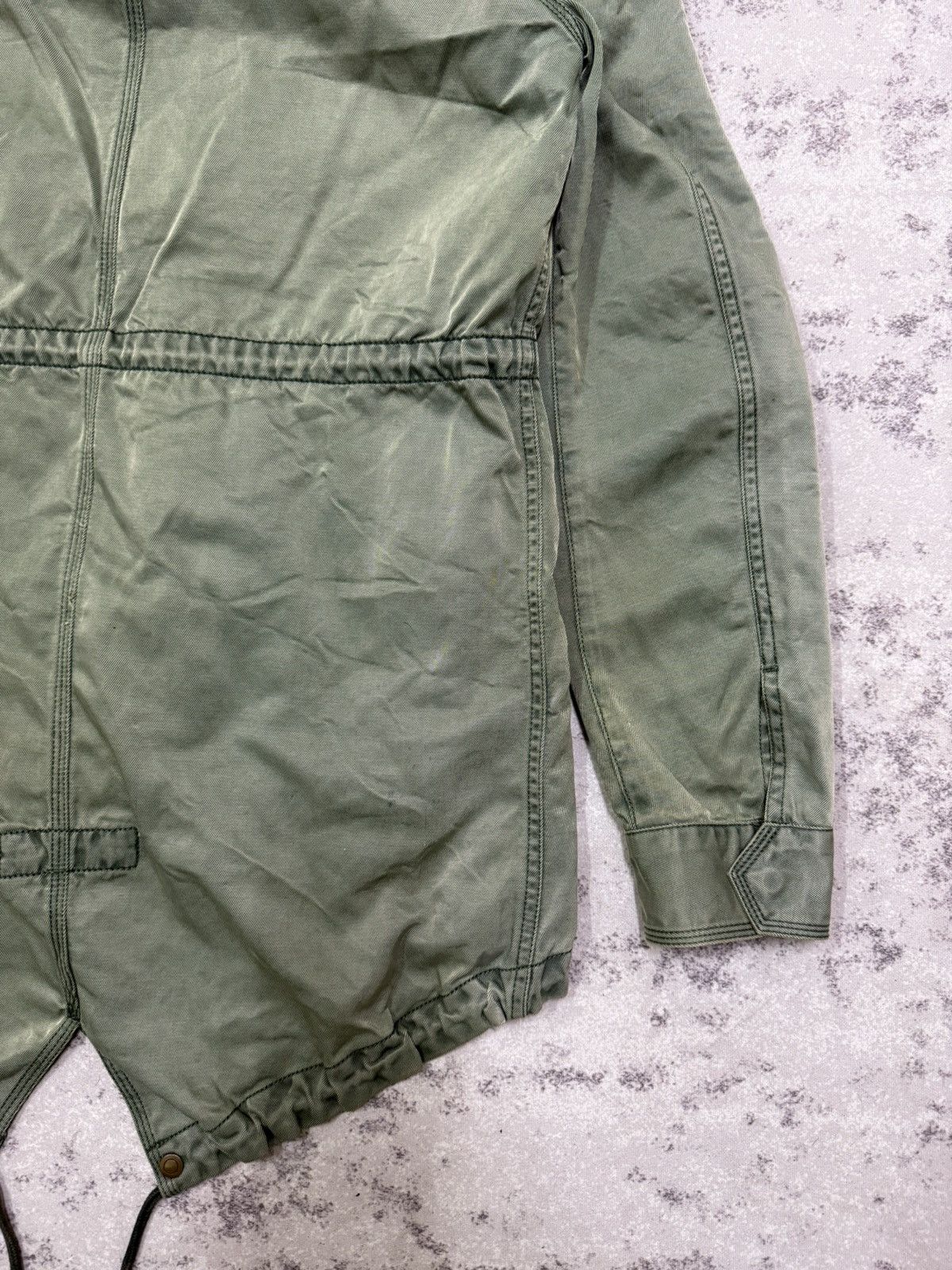 Vintage Vintage Last Word Fishtail Double Breasted Quilted Parka Size US S / EU 44-46 / 1 - 16 Thumbnail