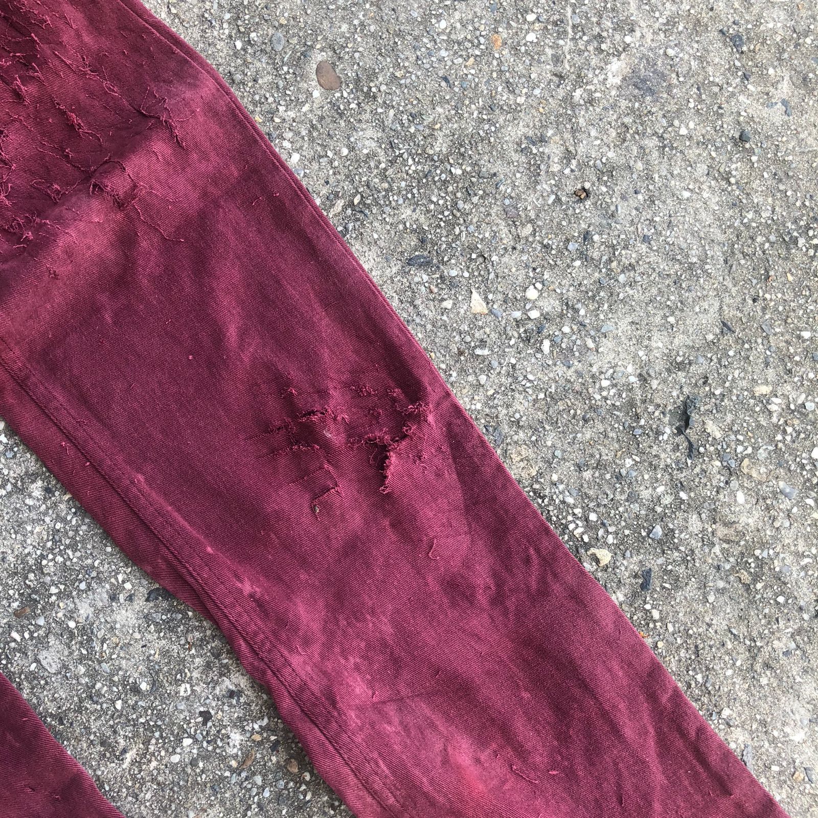 Helmut Lang Helmut Lang Distressed Pants Size US 33 - 7 Thumbnail