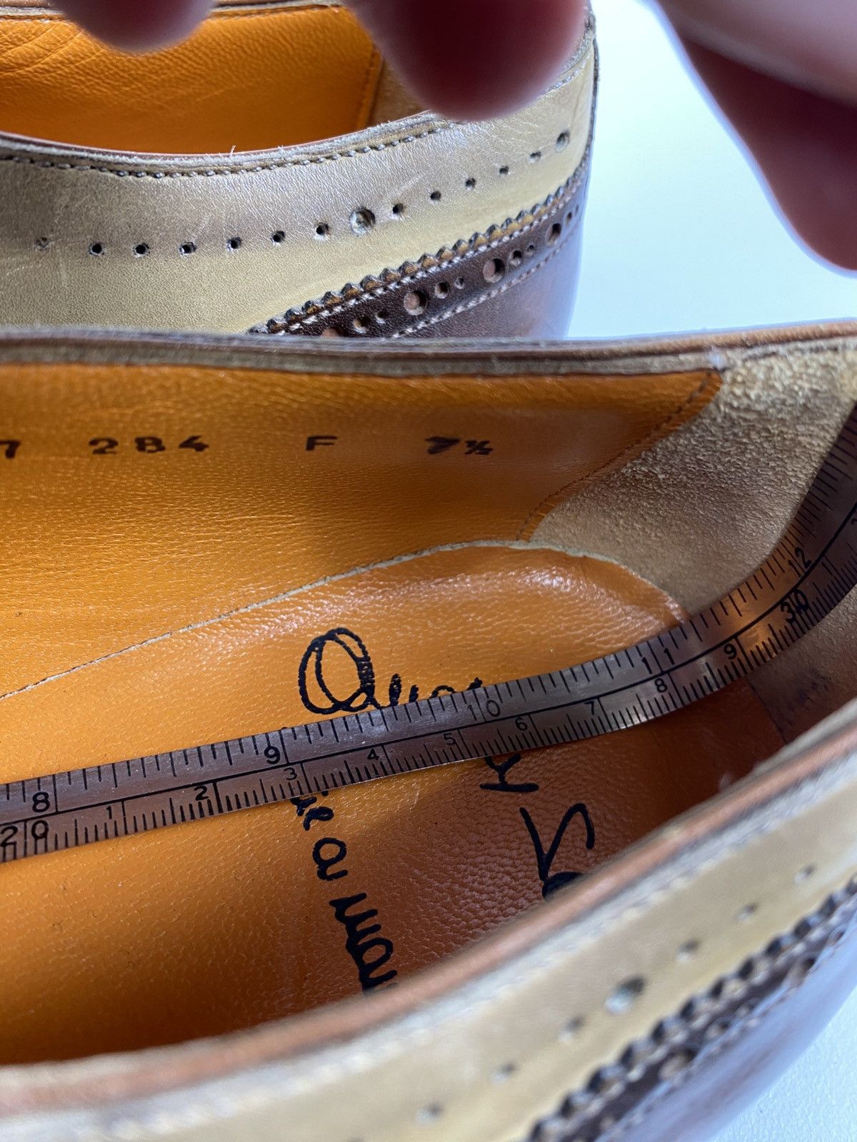 Santoni Santoni Hand Made Fatte A Mano Wingtip Leather Shoes EU7,5 Size US 8.5 / EU 41-42 - 12 Thumbnail
