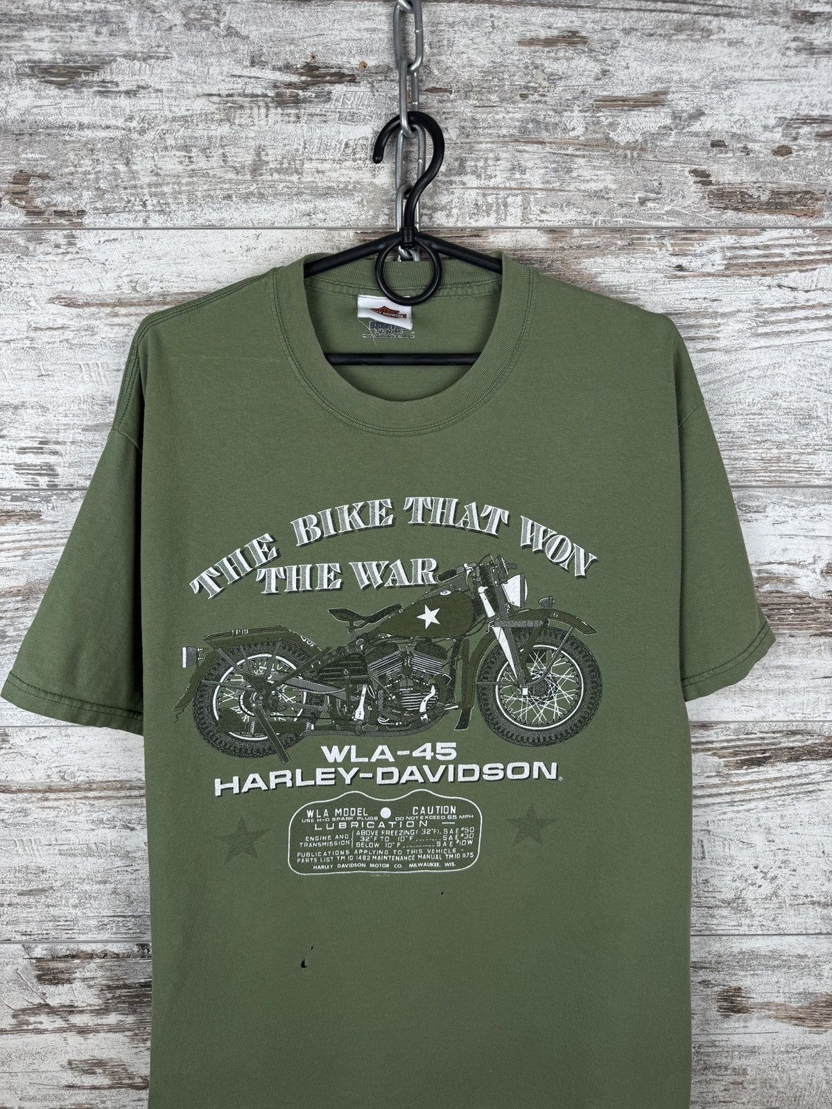 Harley Davidson × Vintage Mens Vintage Harley Davidson T-shirt big logo tee 1998 rare Size US L / EU 52-54 / 3 - 2 Thumbnail