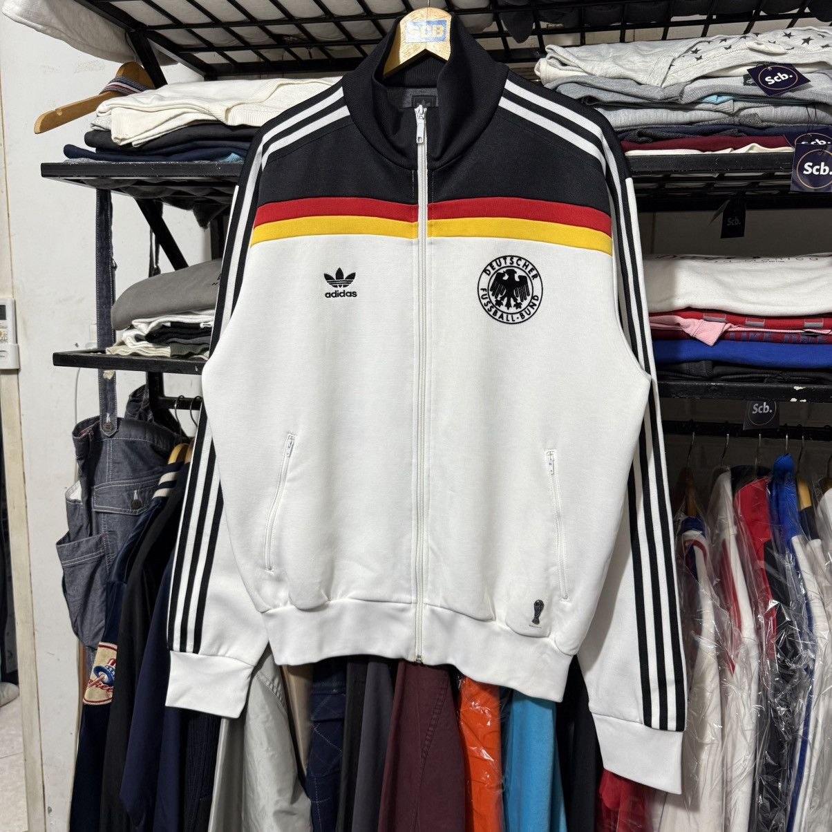 Vintage Vintage adidas germany world cup track top Size US L / EU 52-54 / 3 - 11 Thumbnail