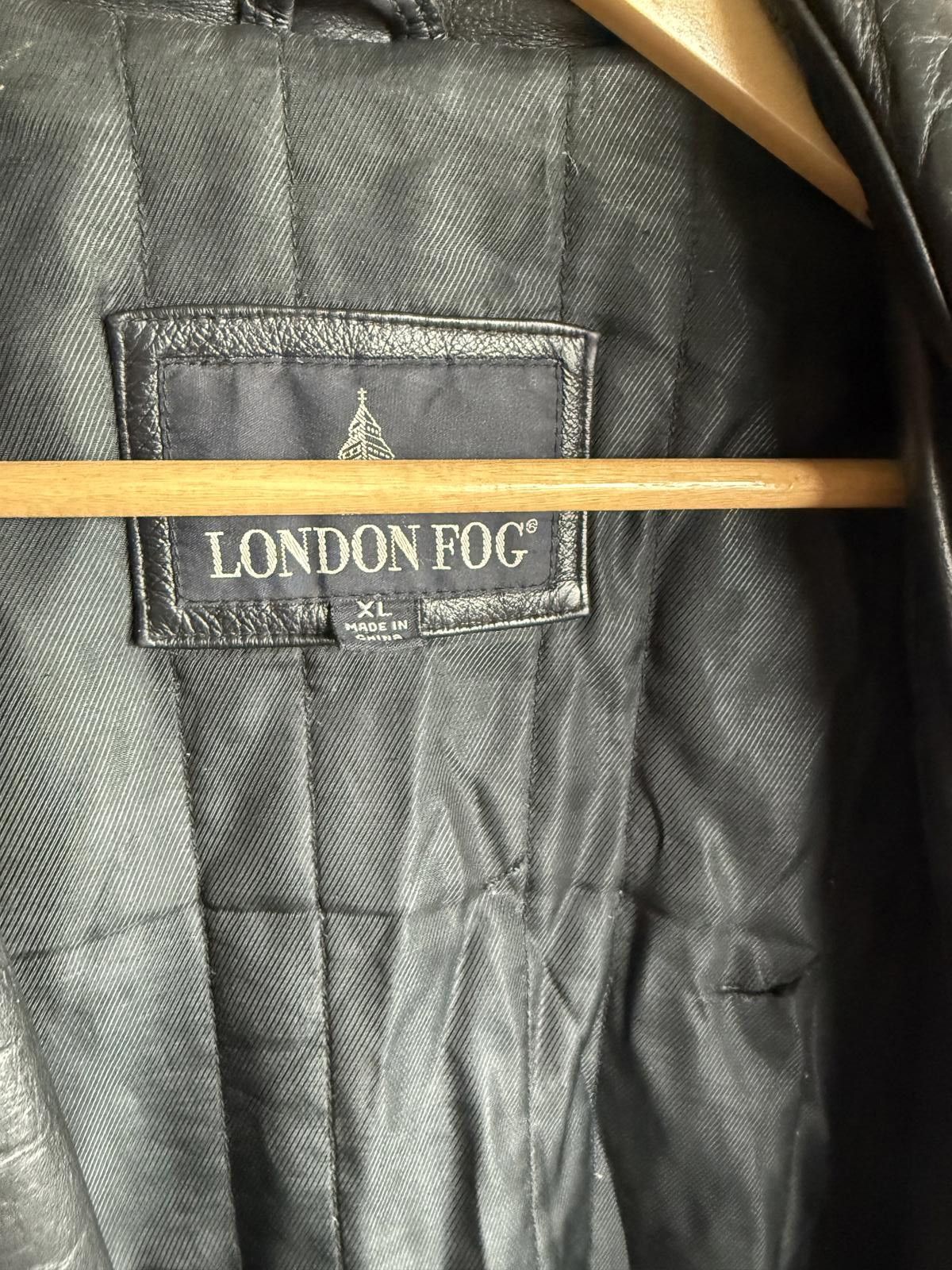 London Fog London Fog Black Leather Jacket Size XL Size US XL / EU 56 / 4 - 8 Thumbnail