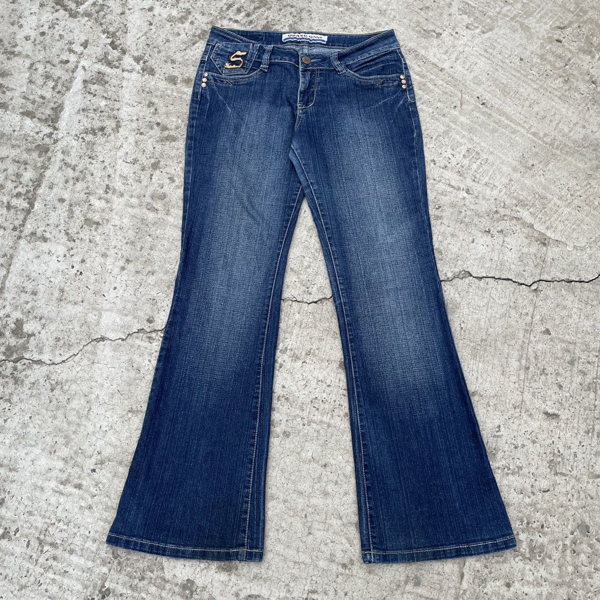 Vision Streetwear Vintage Women’s Flared Jeans Grase Size 42 Y2K 00s USA Size 28" / US 6 / IT 42 - 3 Thumbnail