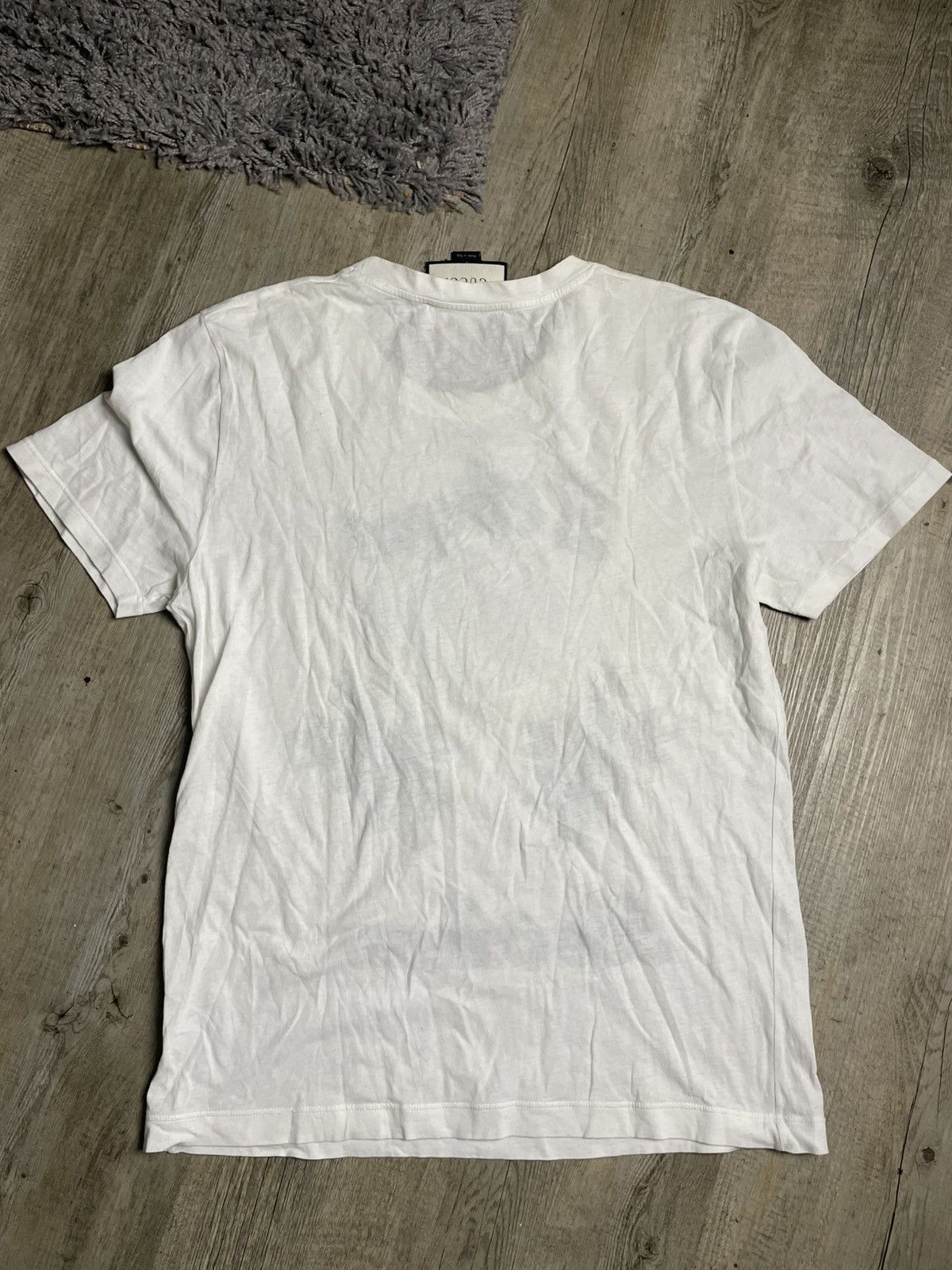 Gucci Gucci l'aveugle par amour white tee T-shirt Size US S / EU 44-46 / 1 - 3 Thumbnail